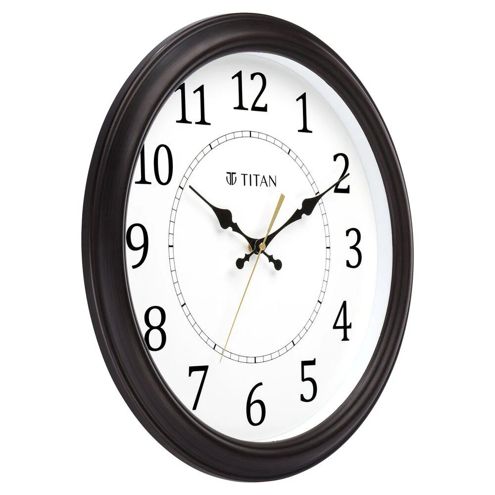 Classic White Wall Clock with Silent Sweep Technology - 42.0 cm x 42.0 cm (Large) - Image 3