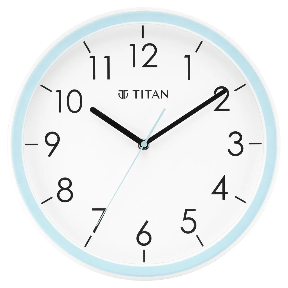 Contemporary White Dial Blue Color Silent Sweep Technology - 32.5 cm x 32.5 cm (Medium) - Image 2
