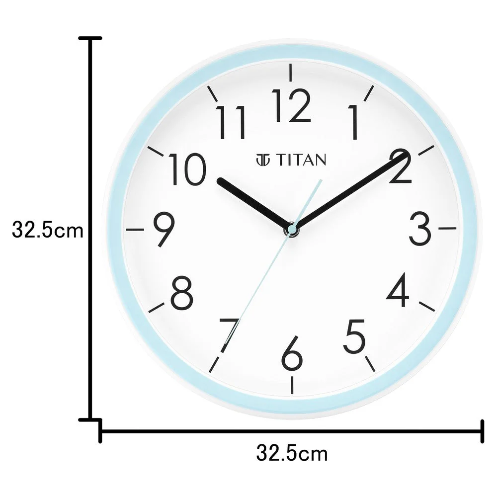 Contemporary White Dial Blue Color Silent Sweep Technology - 32.5 cm x 32.5 cm (Medium) - Image 6