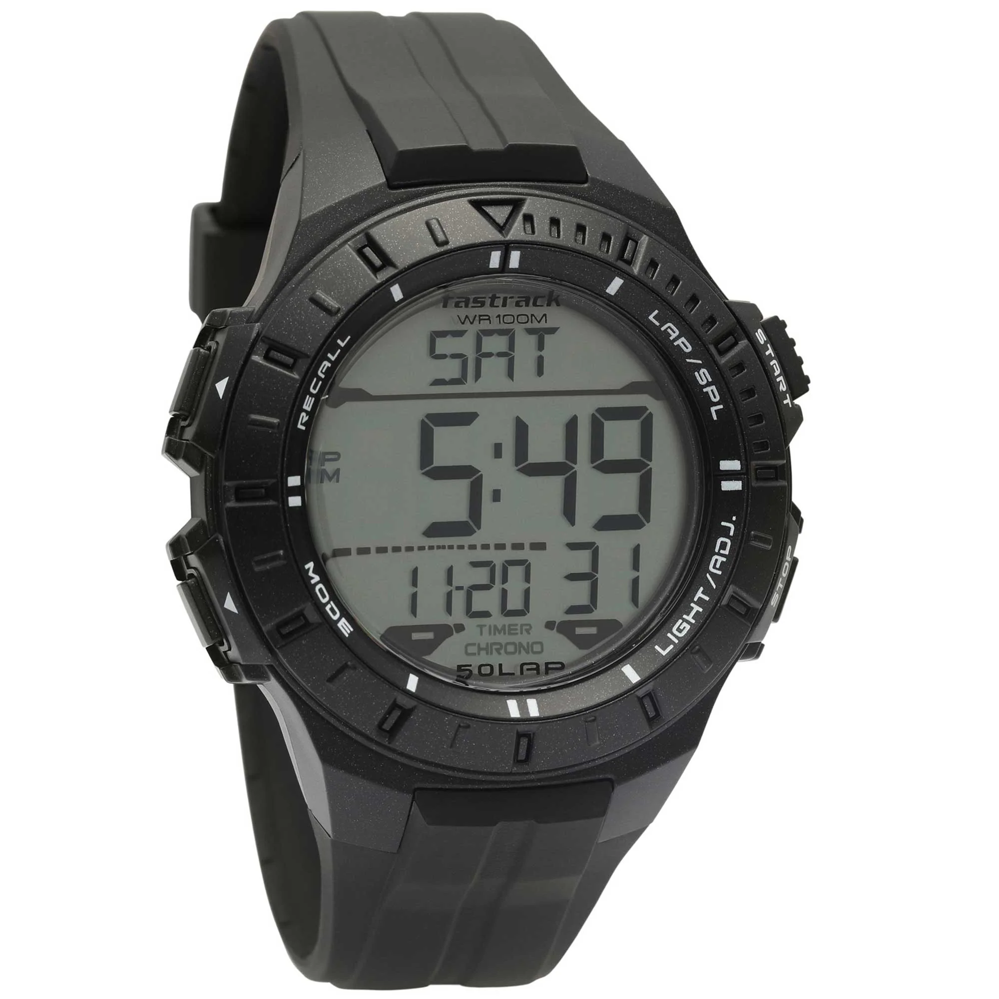 Fastrack Streetwear DigitalNA Dial PU Strap Watch for Guys - Image 2