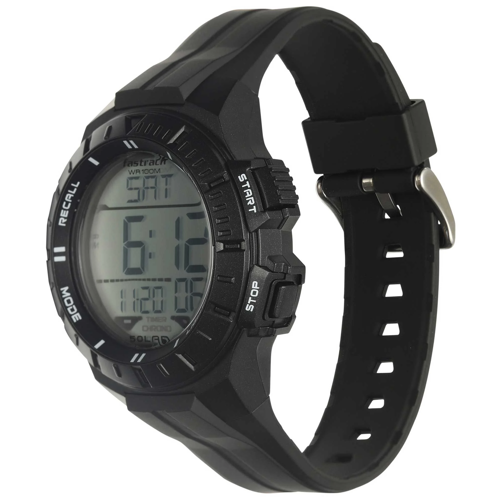 Fastrack Streetwear DigitalNA Dial PU Strap Watch for Guys - Image 3
