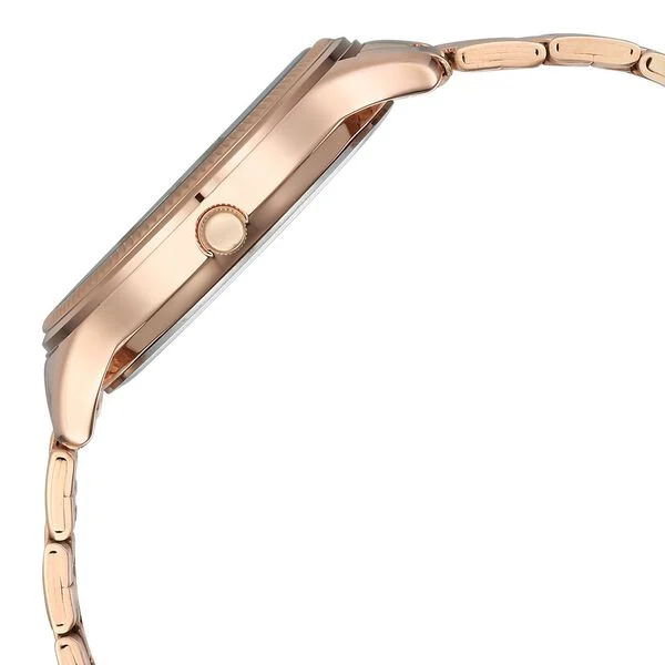 Titan Brown Dial Rose Gold Stainless Steel Strap Analog with Day and Date Watch for Men - Image 4