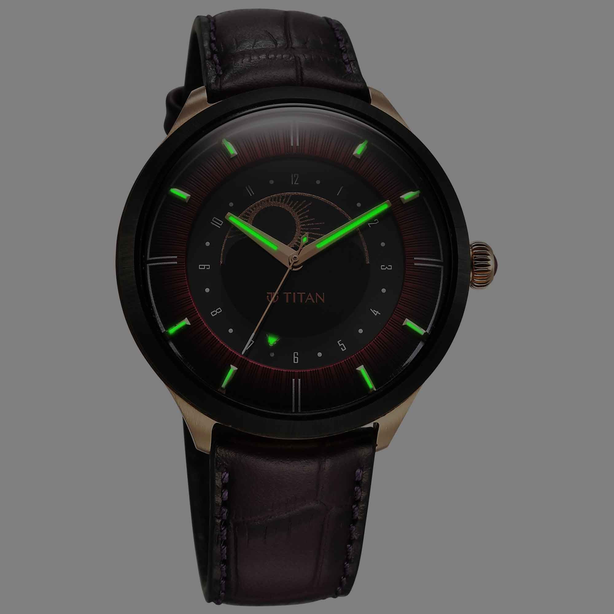 Titan Caleum Sun Moon Phase in Scarlet Red - Stellar Edition - Image 5