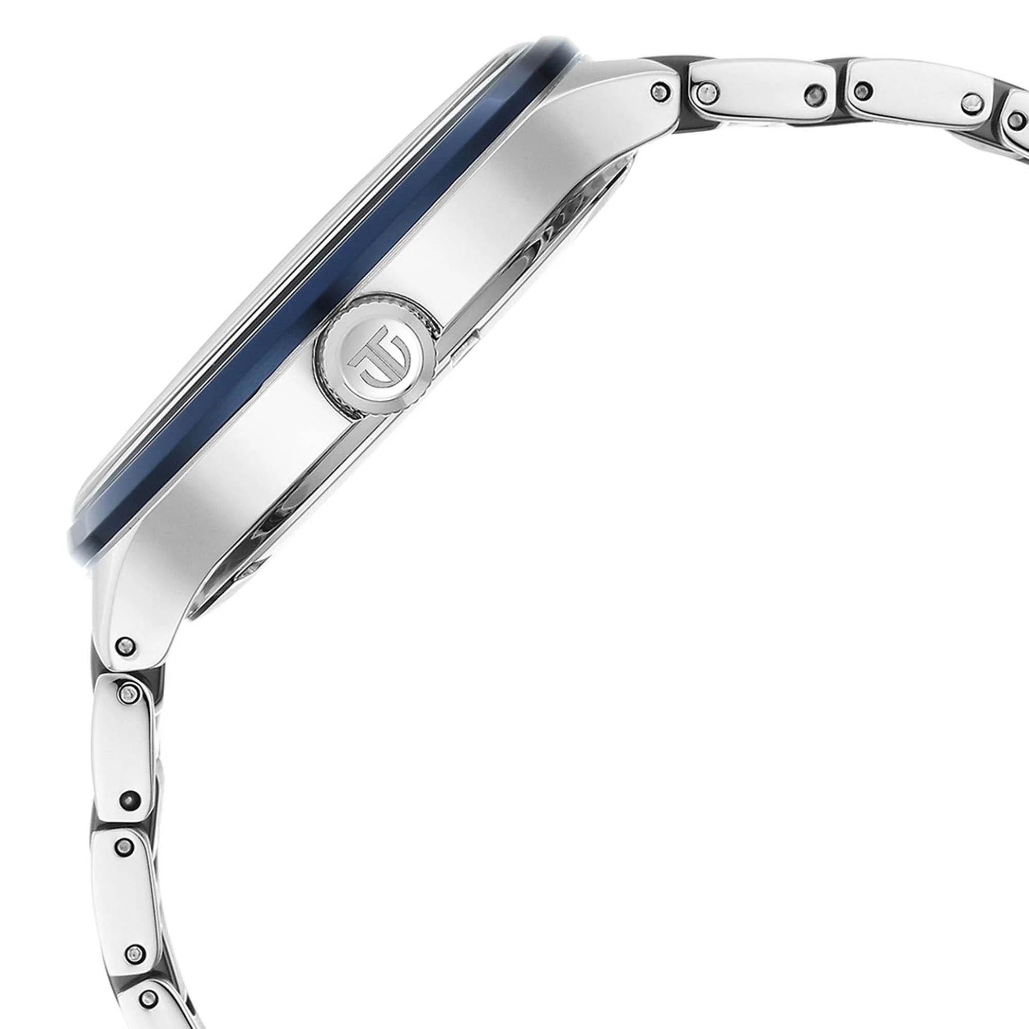 Titan Ceramic Fusion Blue Dial Multi Stainless Steel Strap watch for Men - Image 4