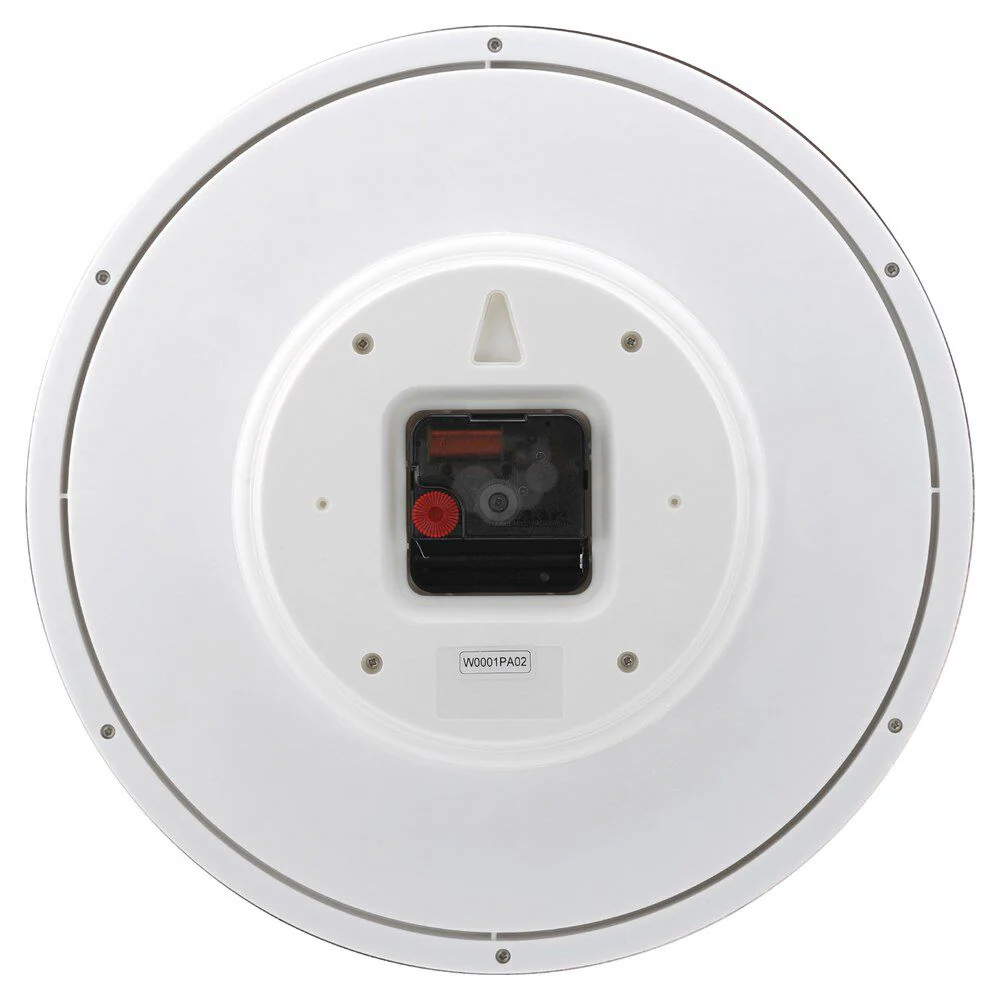 Titan Classic White Metallic Finish Wall Clock with Silent Sweep Technology - 30 cm x 30 cm (Medium) - Image 5