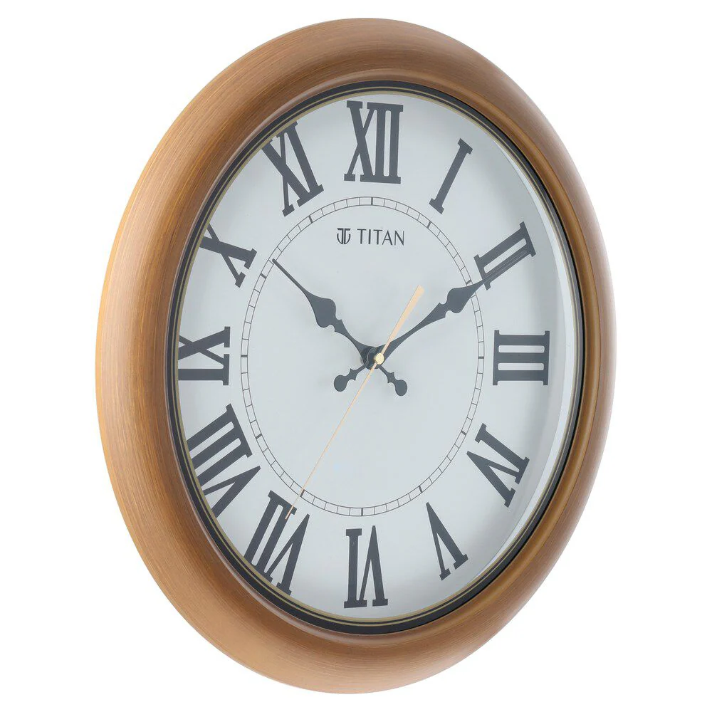 Titan Classic White Wall Clock with Silent Sweep Technology - 42 cm x 42 cm (Large) - Image 3