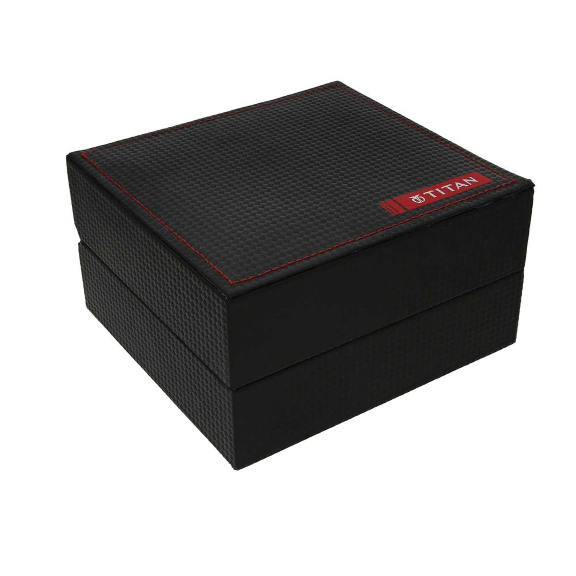 Titan Quartz Analog Black Dial Silicone Strap Watch for Men - Image 5