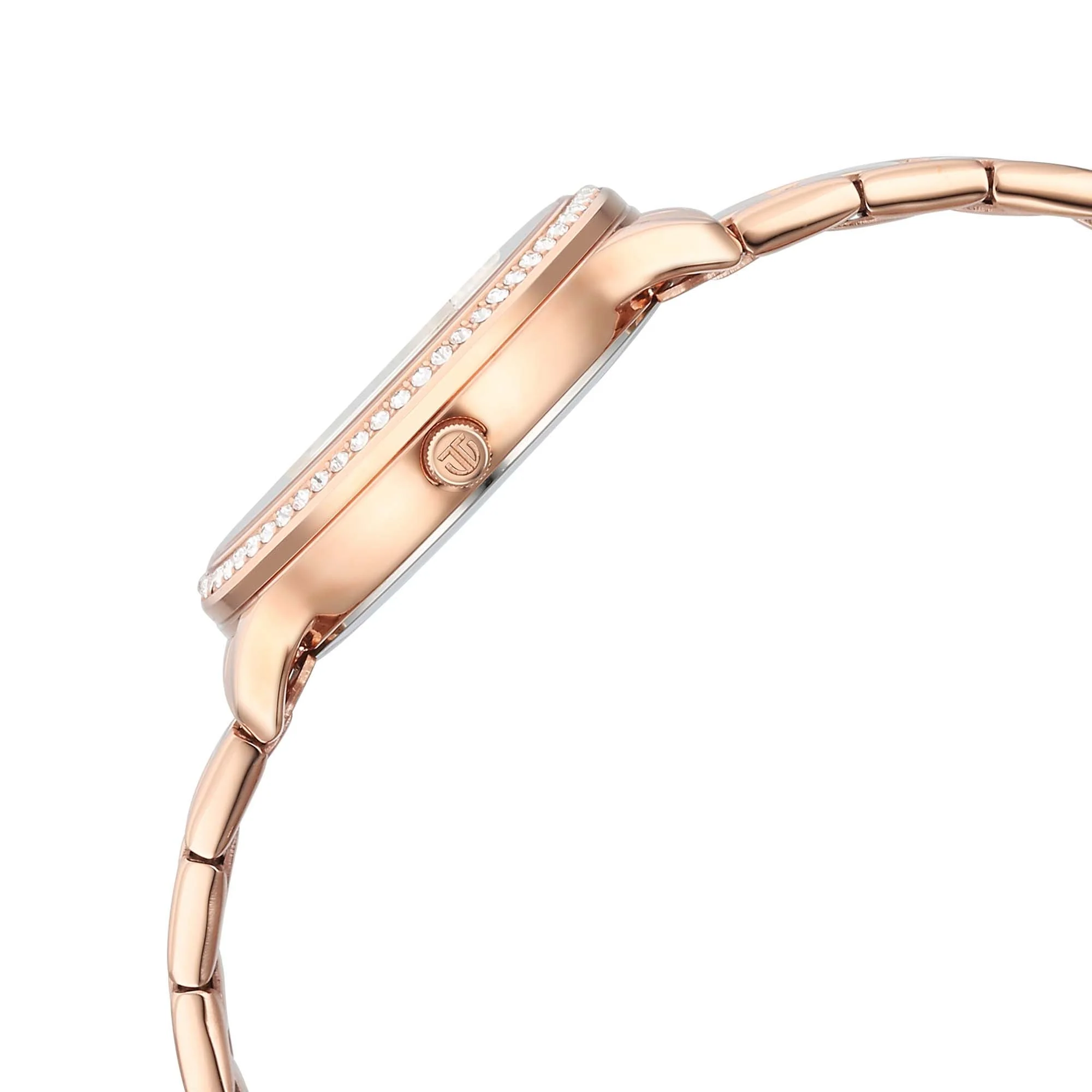 Titan Glamour Quartz Analog Mother Of Pearl Dial Rose Gold Stainless Steel Strap Watch For Women - Image 2