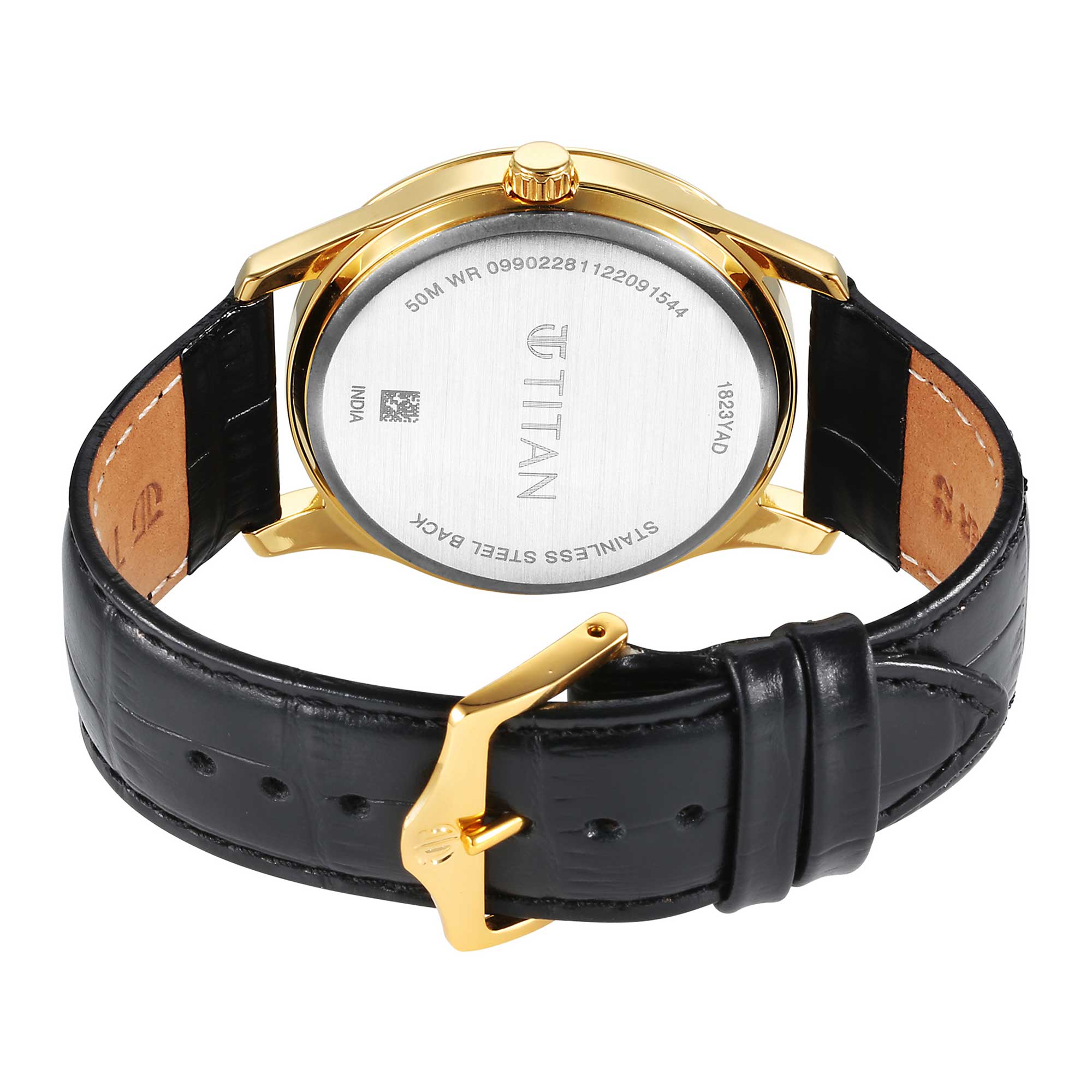 Titan Karishma Blue Dial Analog Leather Strap watch for Men - Image 5