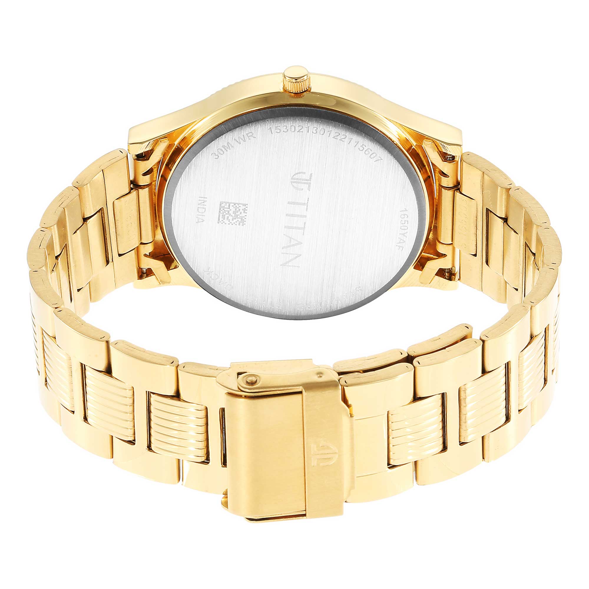 Karishma Green Dial Brass Strap Watch - Image 5
