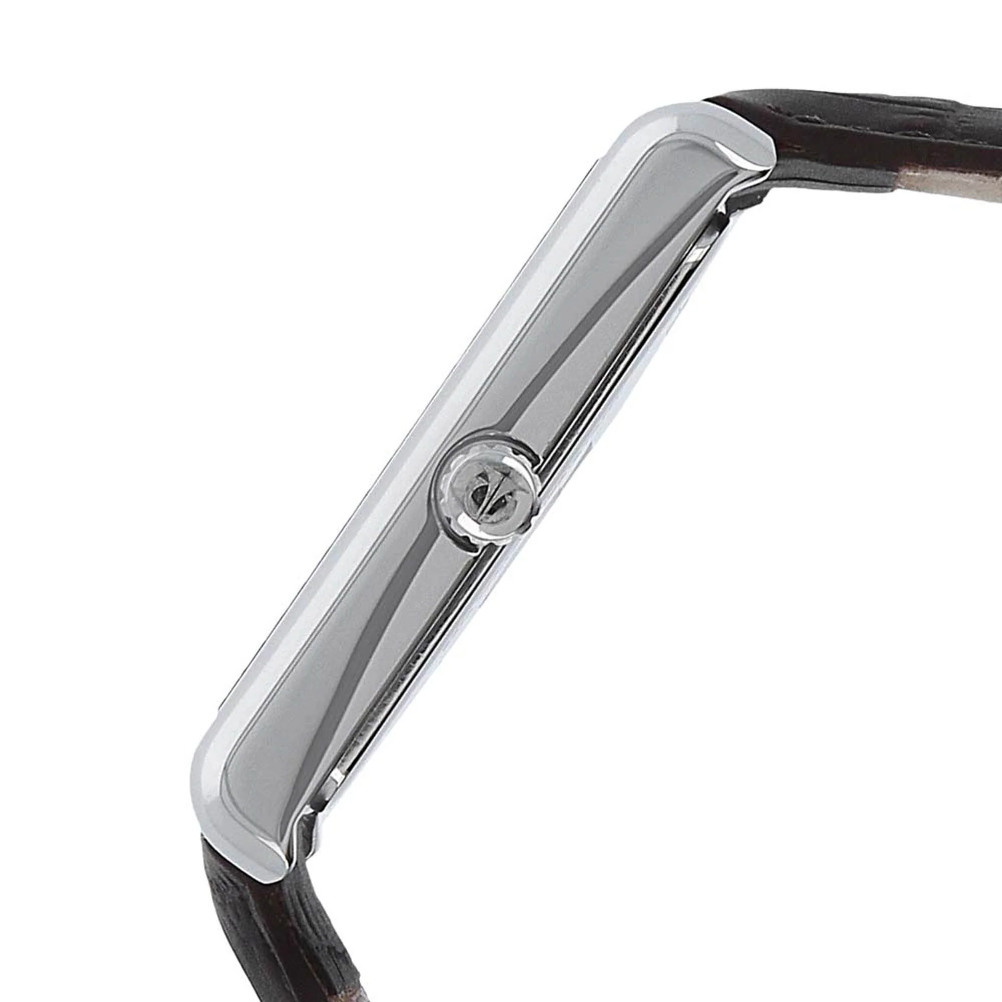 Titan Men's Urban Chic: Modernist Black Dial & Leather Strap Watch - Image 3