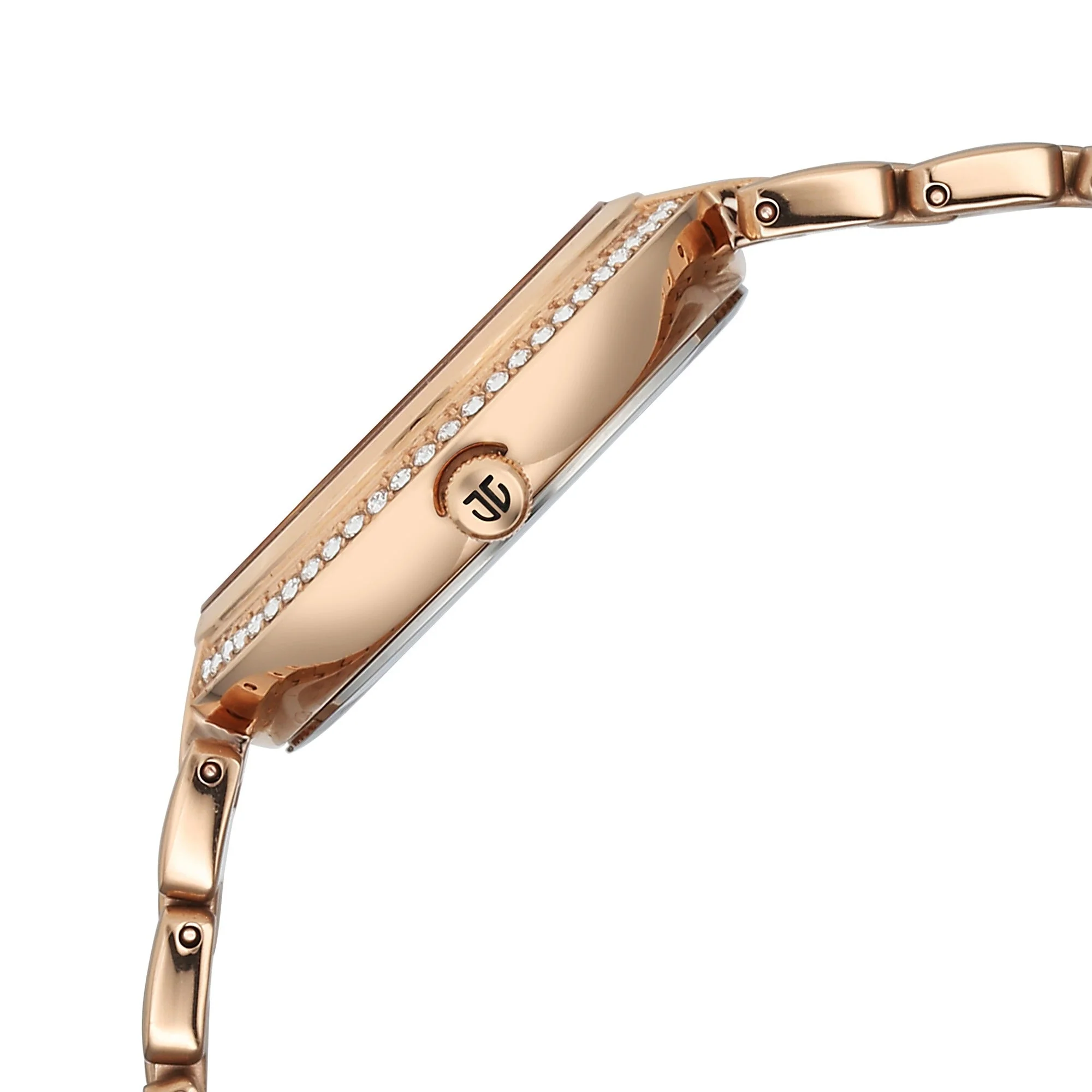 Titan Pink Dial Rose Gold Metal Strap Analog Quartz Watch for Women - Image 2