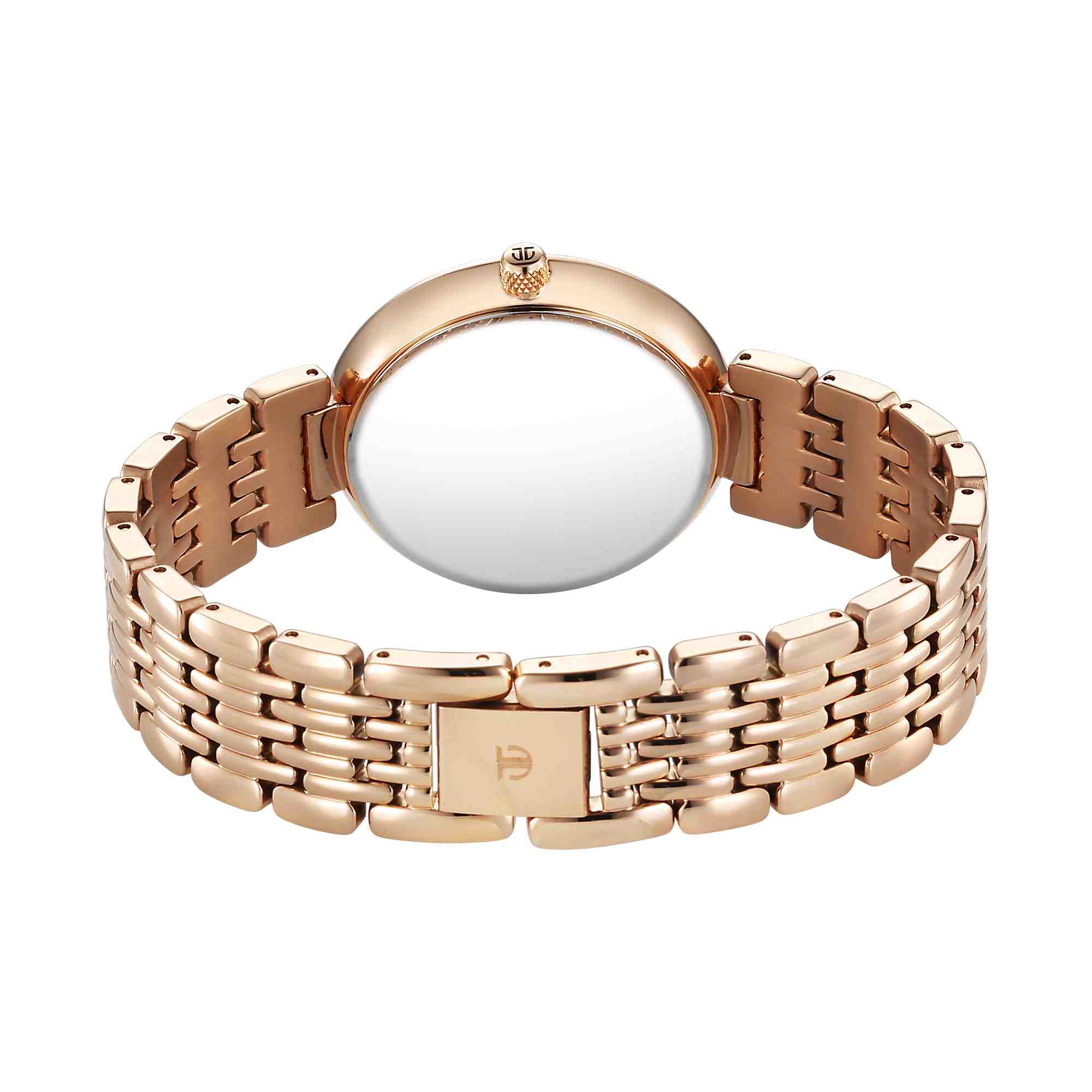 Titan Pink Dial Rose Gold Metal Strap Analog Quartz Watch for Women - Image 3
