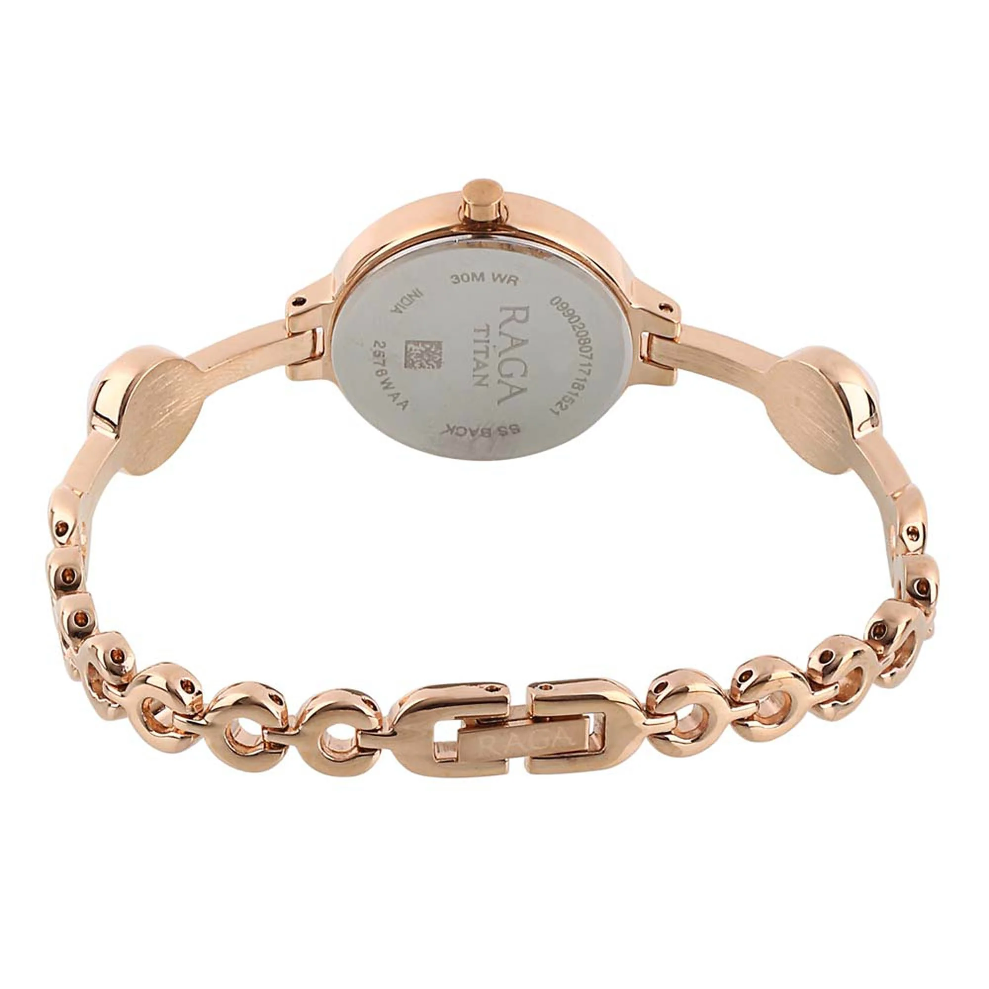 Titan Quartz Analog Grey Dial Metal Strap Watch for Women - Image 5