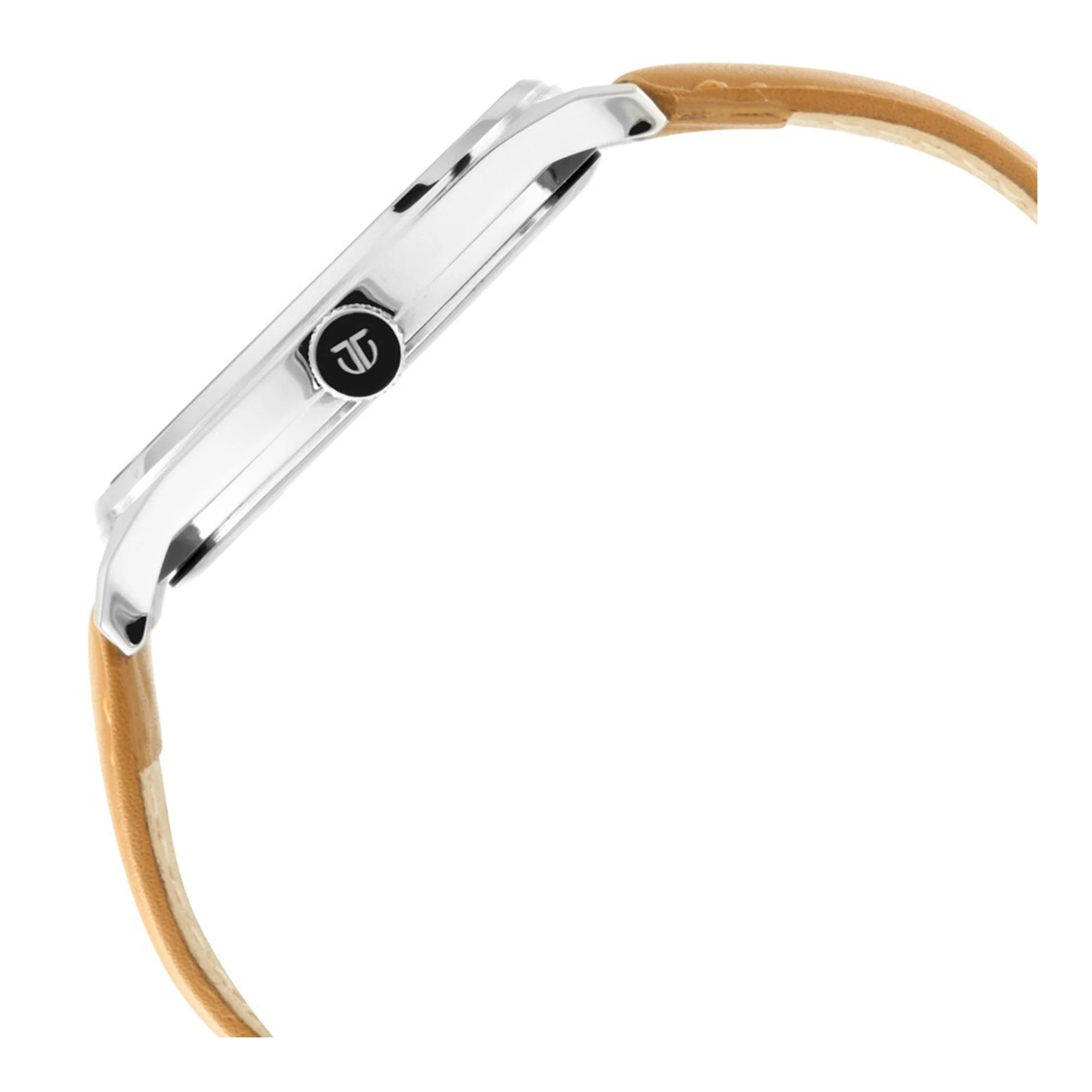 Titan Men's Urban Edge Lustrous White Dial Leather Watch - Image 4