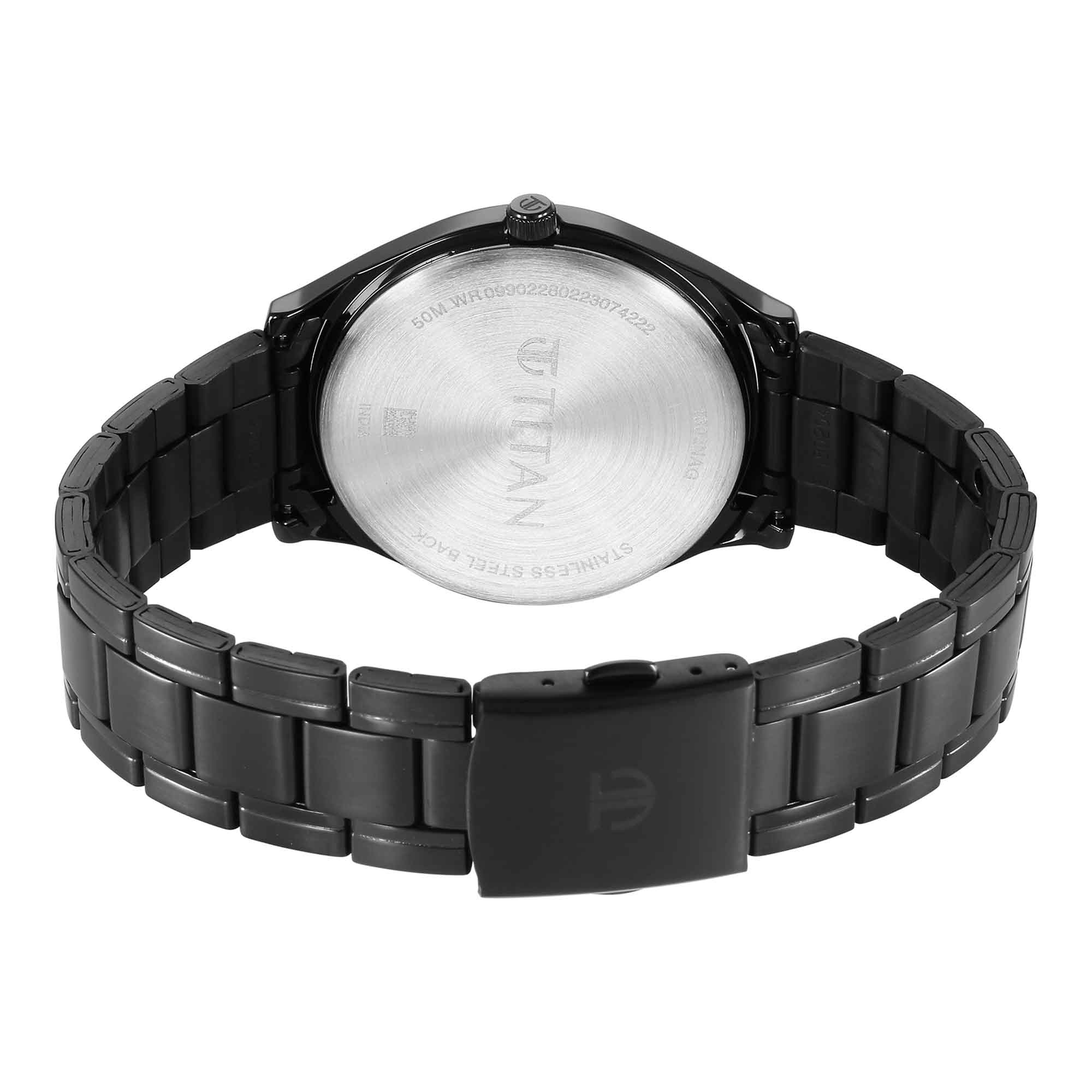 Titan Quartz Analog Silver Dial Watch for Men - Image 5