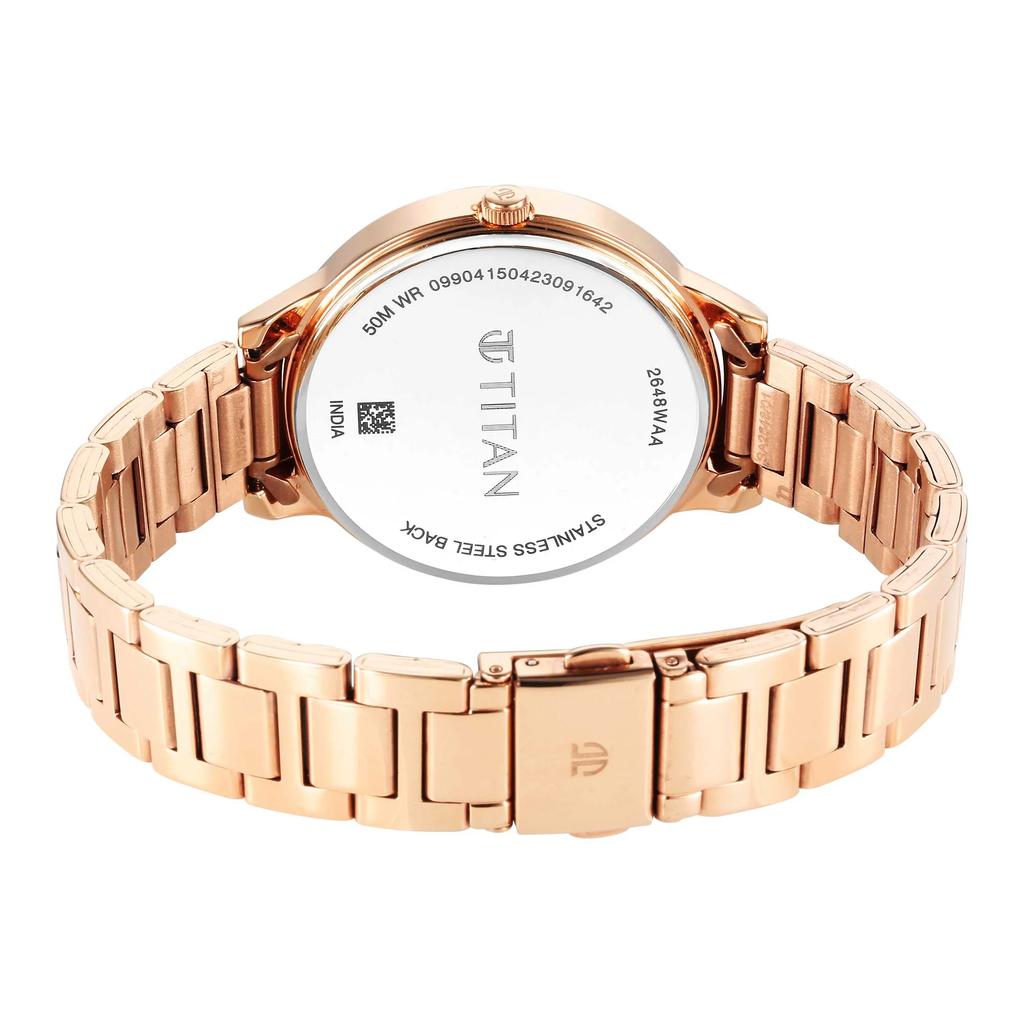 Titan Quartz Analog White Dial Watch for Women - Image 7