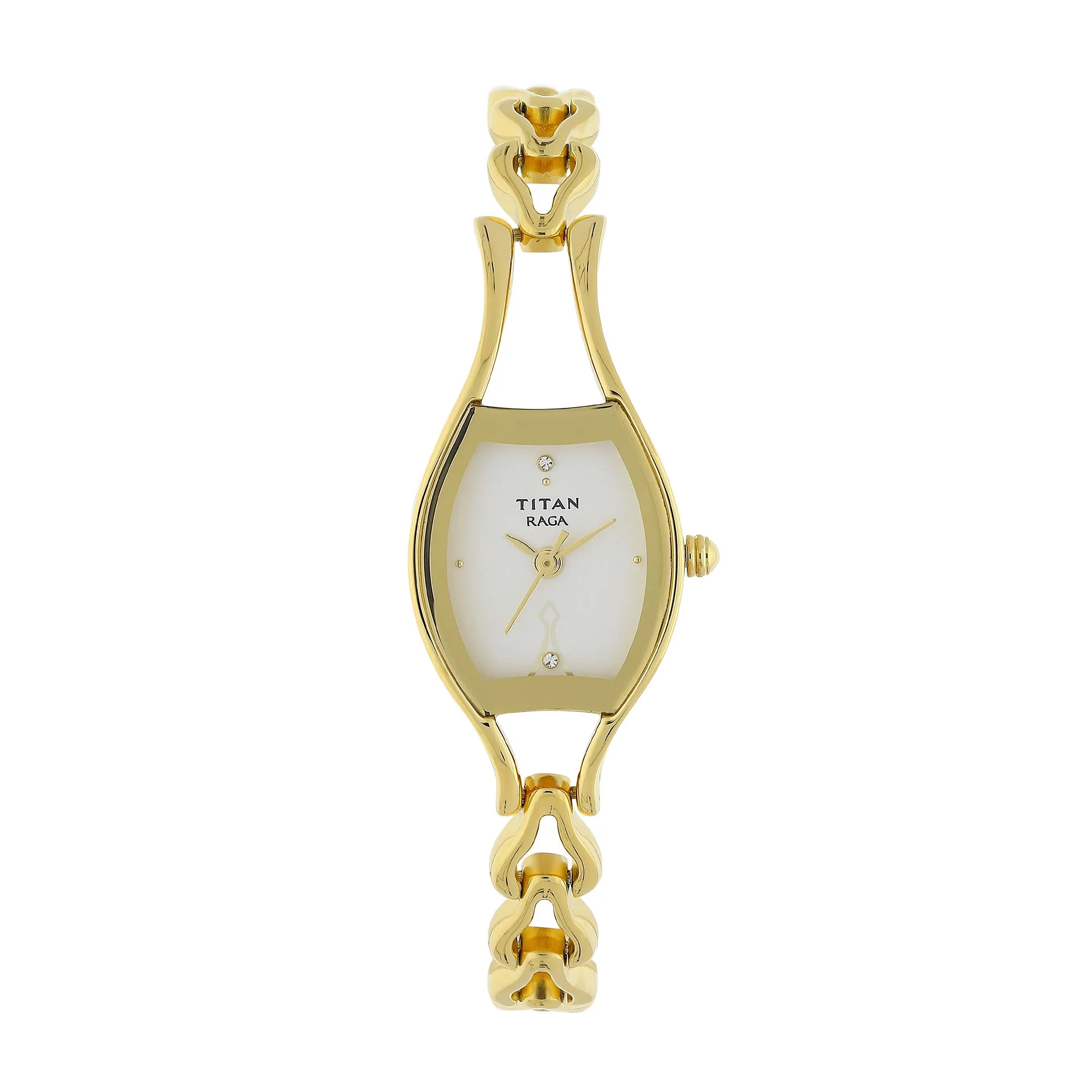 Titan Quartz Analog White Dial Watch for Women - Image 4