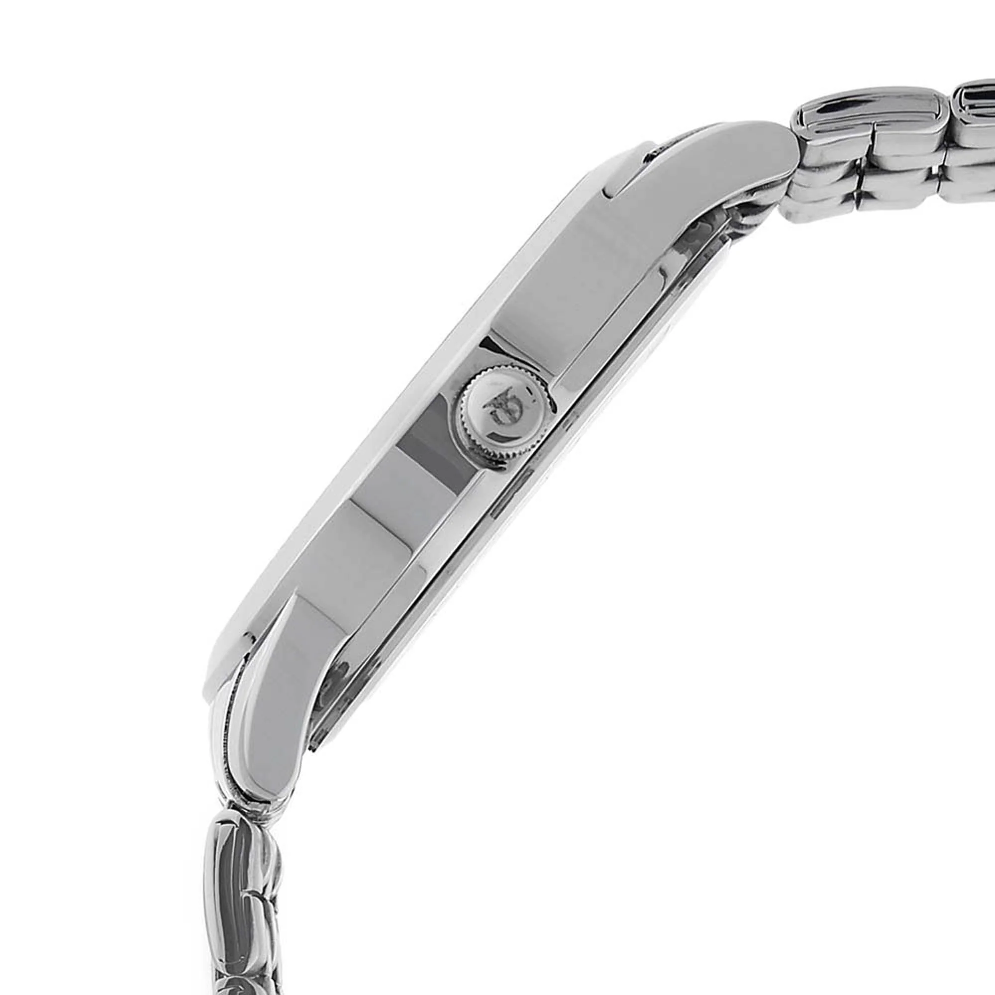Titan Quartz Analog with Date White Dial Stainless Steel Strap Watch for Men - Image 3