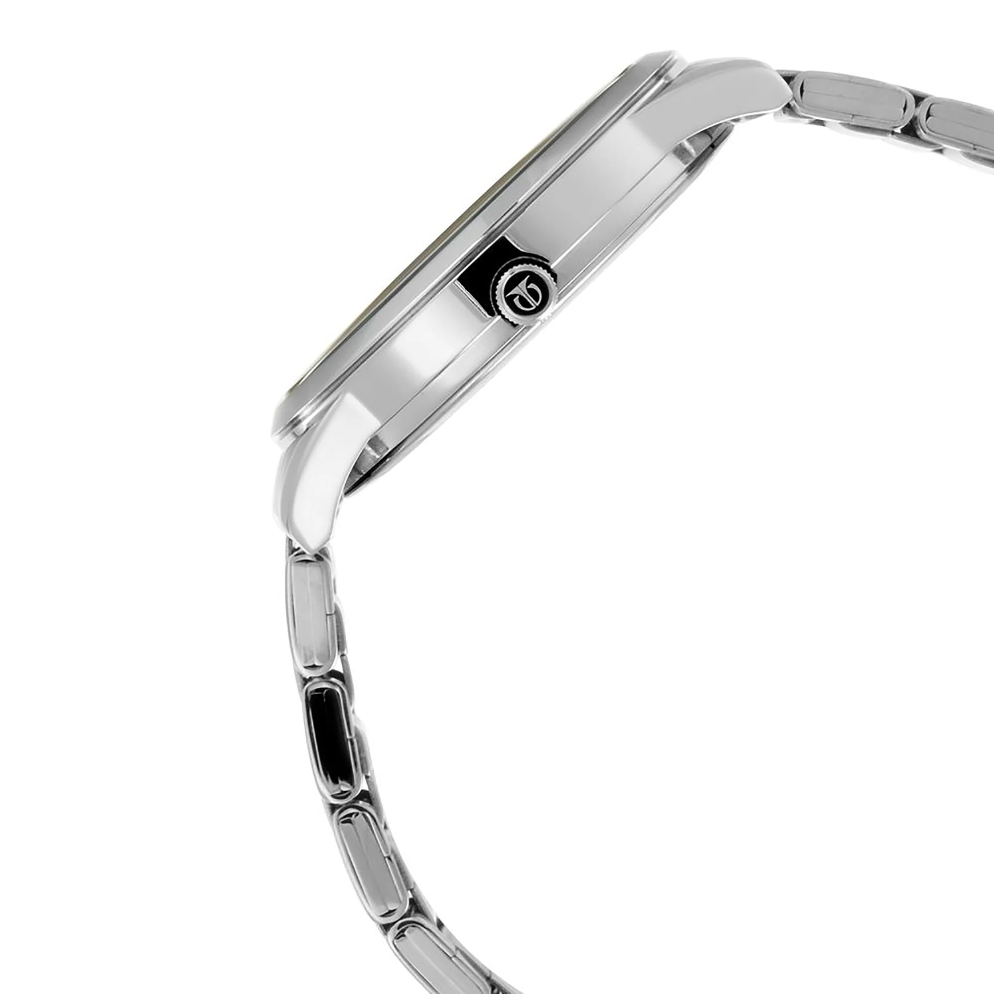 Titan Quartz Analog with Date White Dial Stainless Steel Strap Watch for Men - Image 3