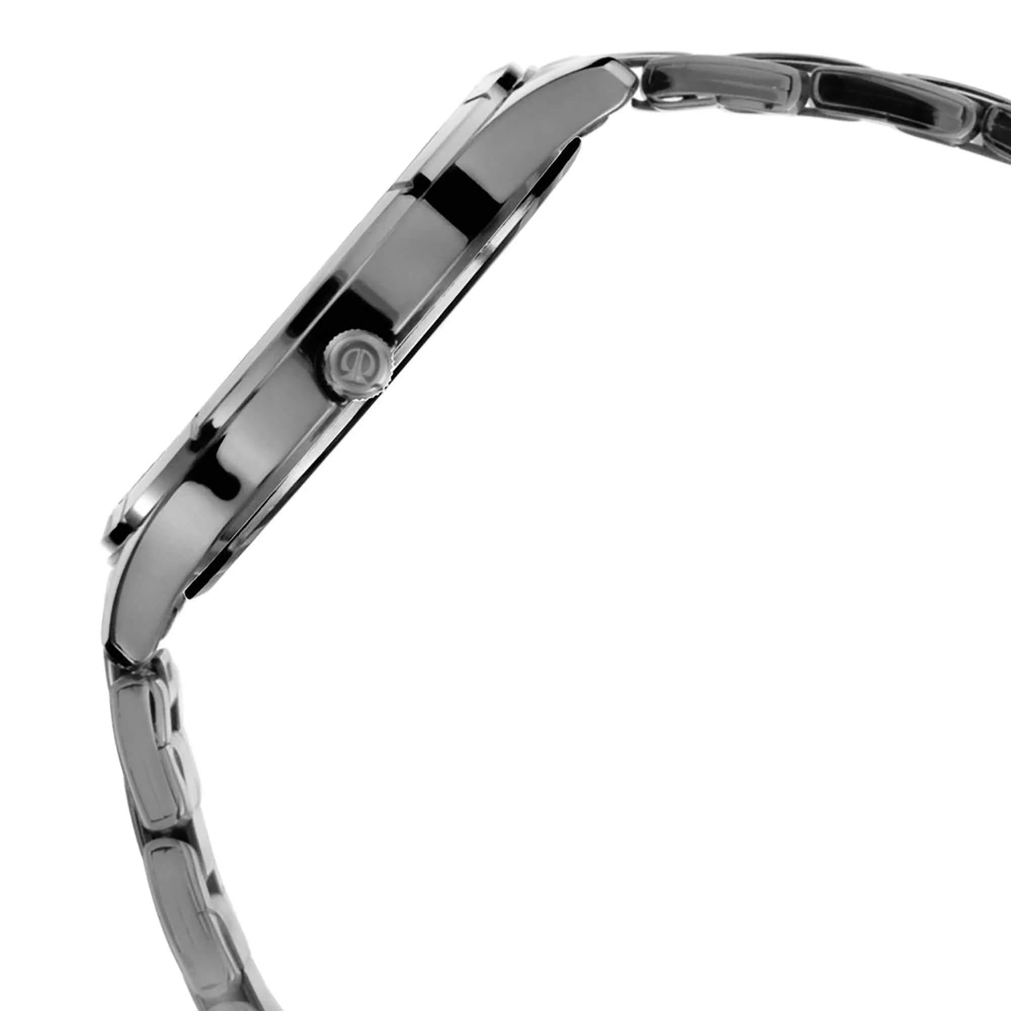Titan Quartz Analog with Day and Date Black Dial Stainless Steel Strap Watch for Men 1767NM01 - Image 3