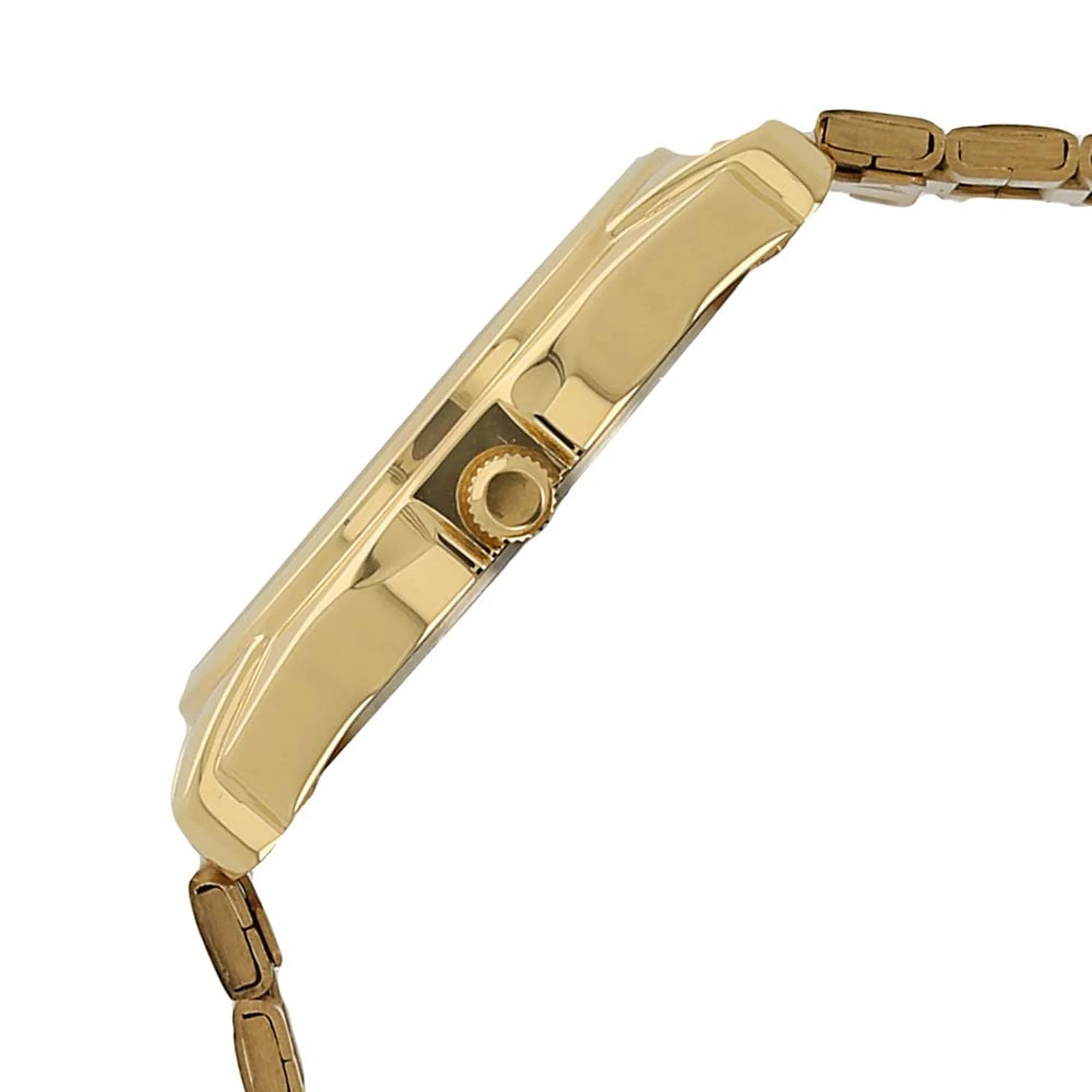 Titan Quartz Analog with Day and Date Champagne Dial Golden Stainless Steel Strap Watch For Men - Image 3