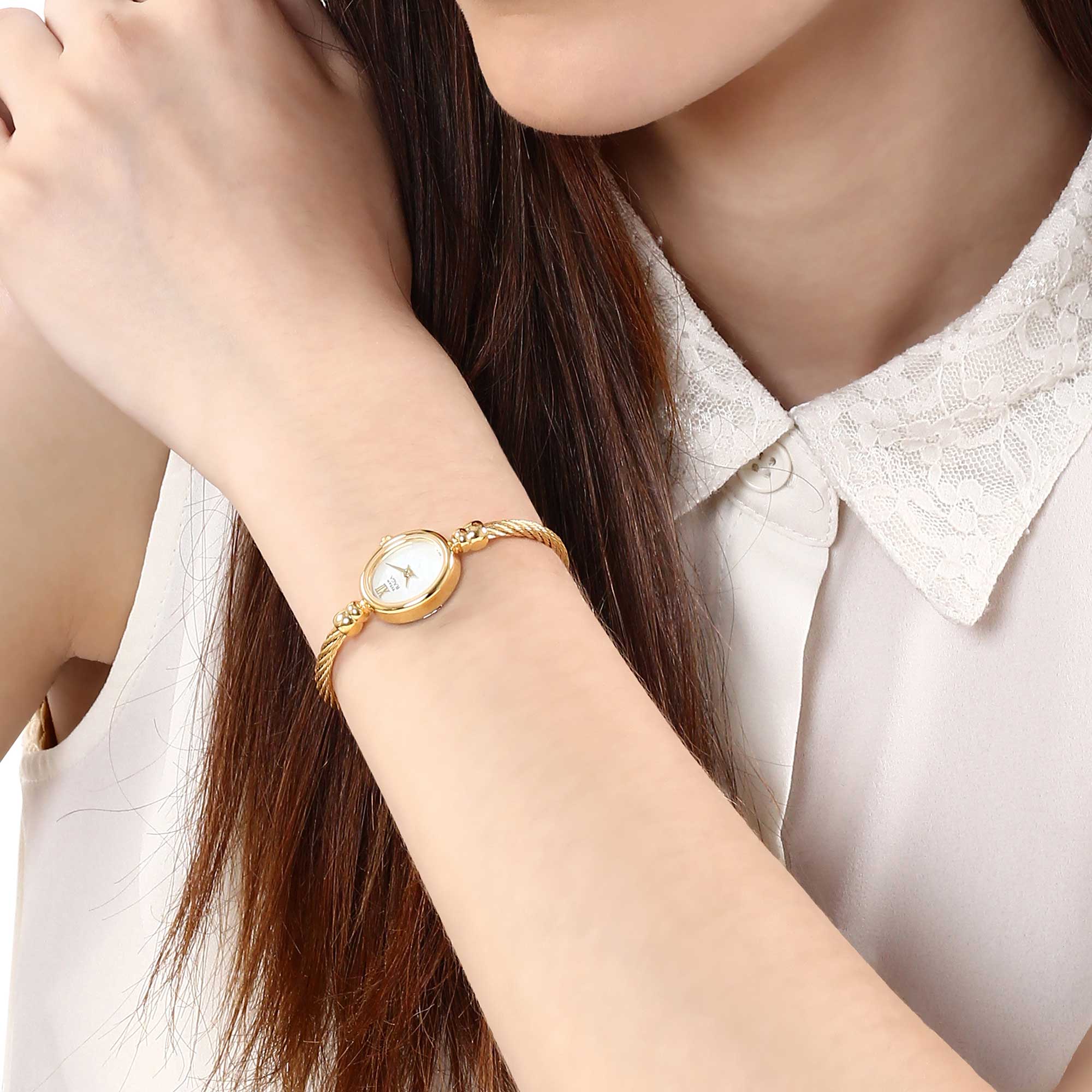 Titan Raga White Dial Analog Stainless Steel Strap watch for Women - Image 6
