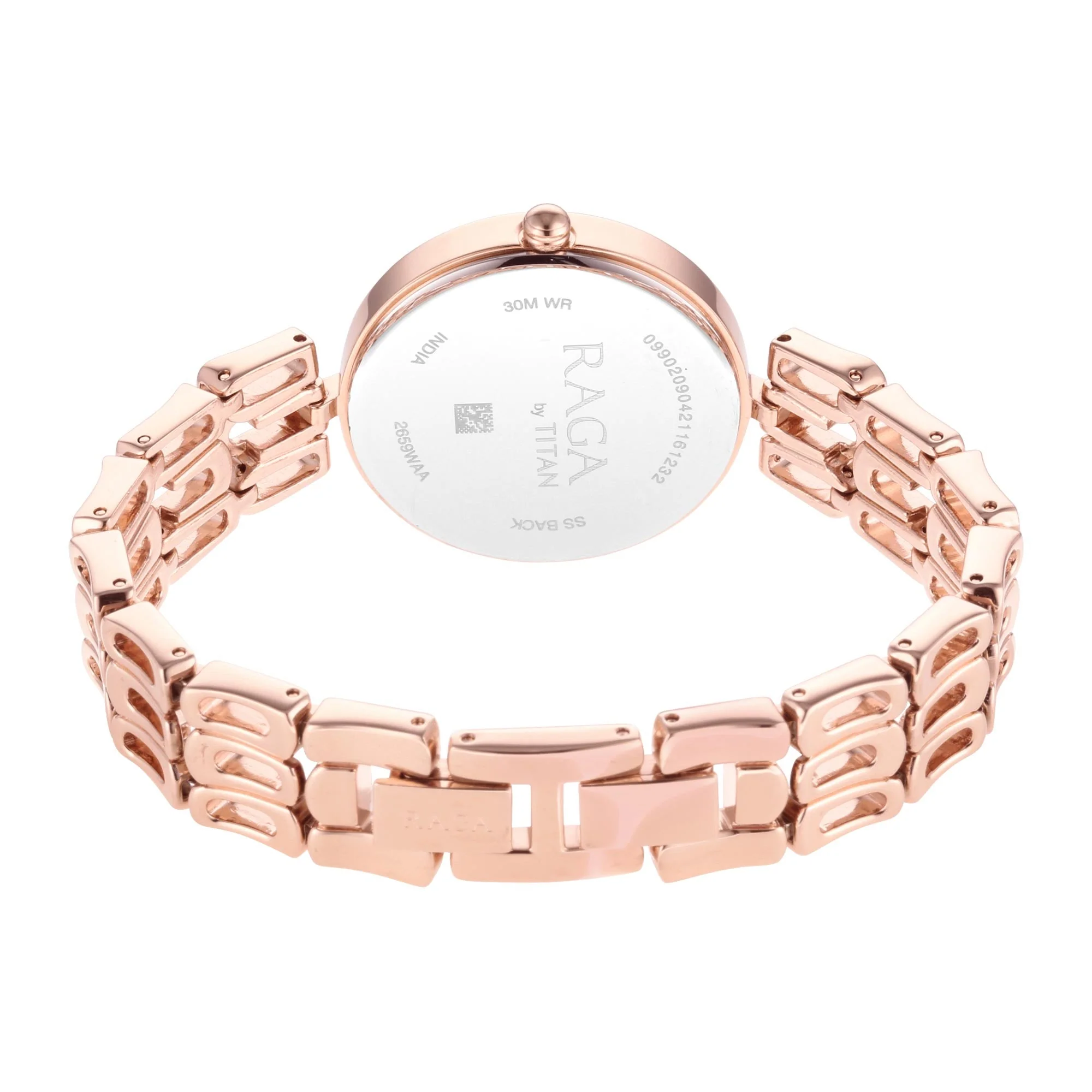 Titan Raga Chic Mother Of Pearl Dial Women Watch With Metal Strap - Image 4