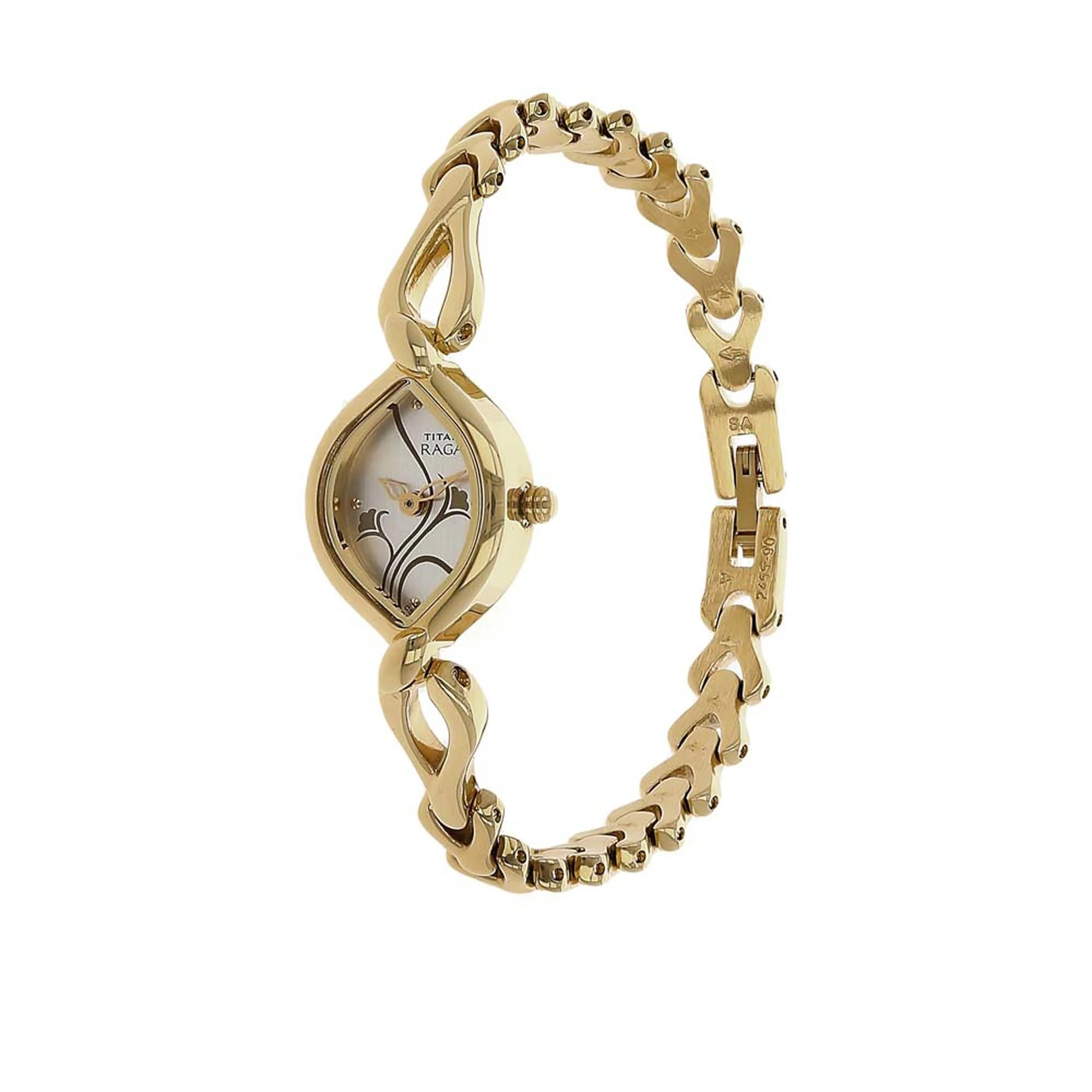 Titan Raga Flora Silver Dial Analog Metal Strap watch for Women - Image 2