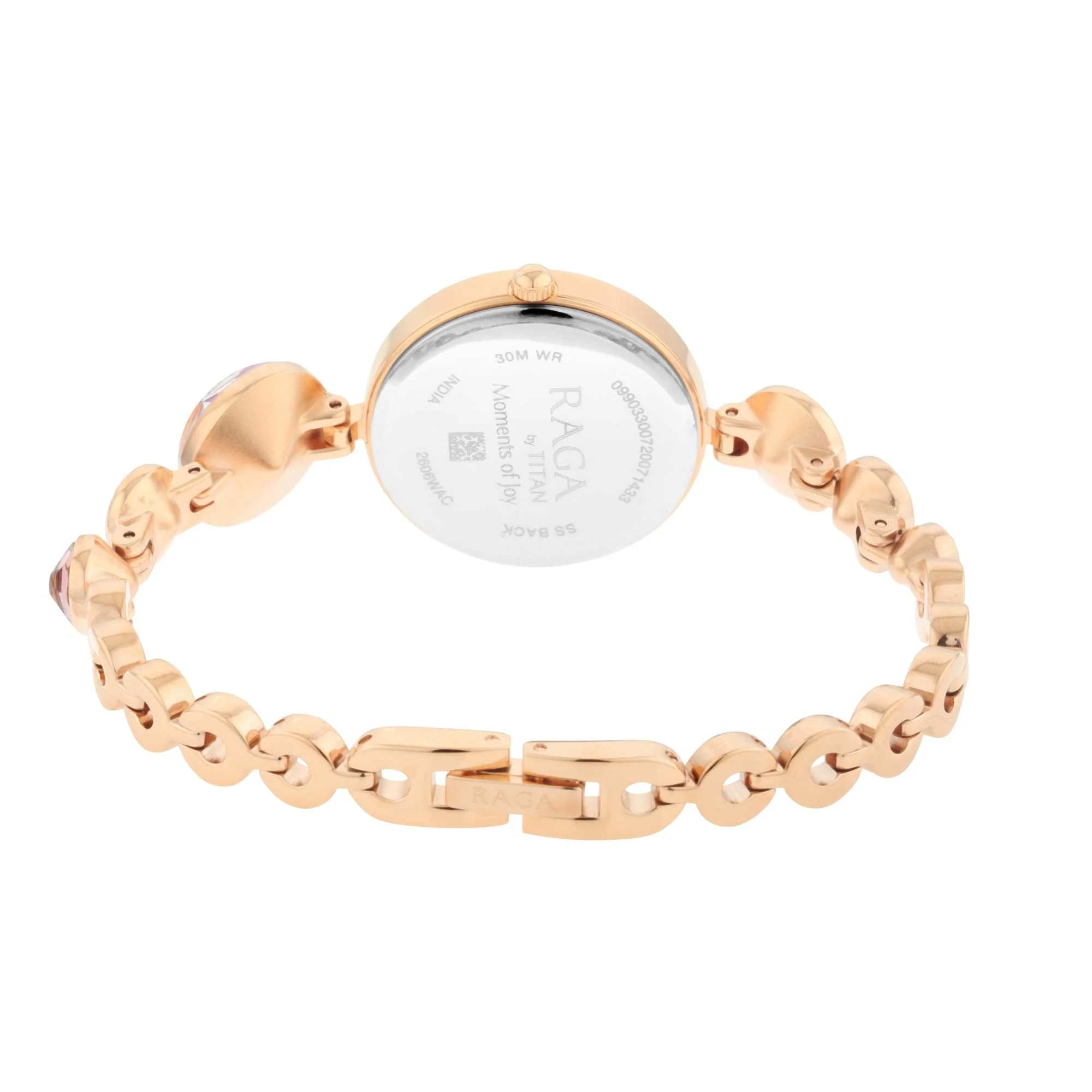 Raga Women's Charm: Elegant Mother of Pearl Dial with Ornate Strap Watch - Image 4