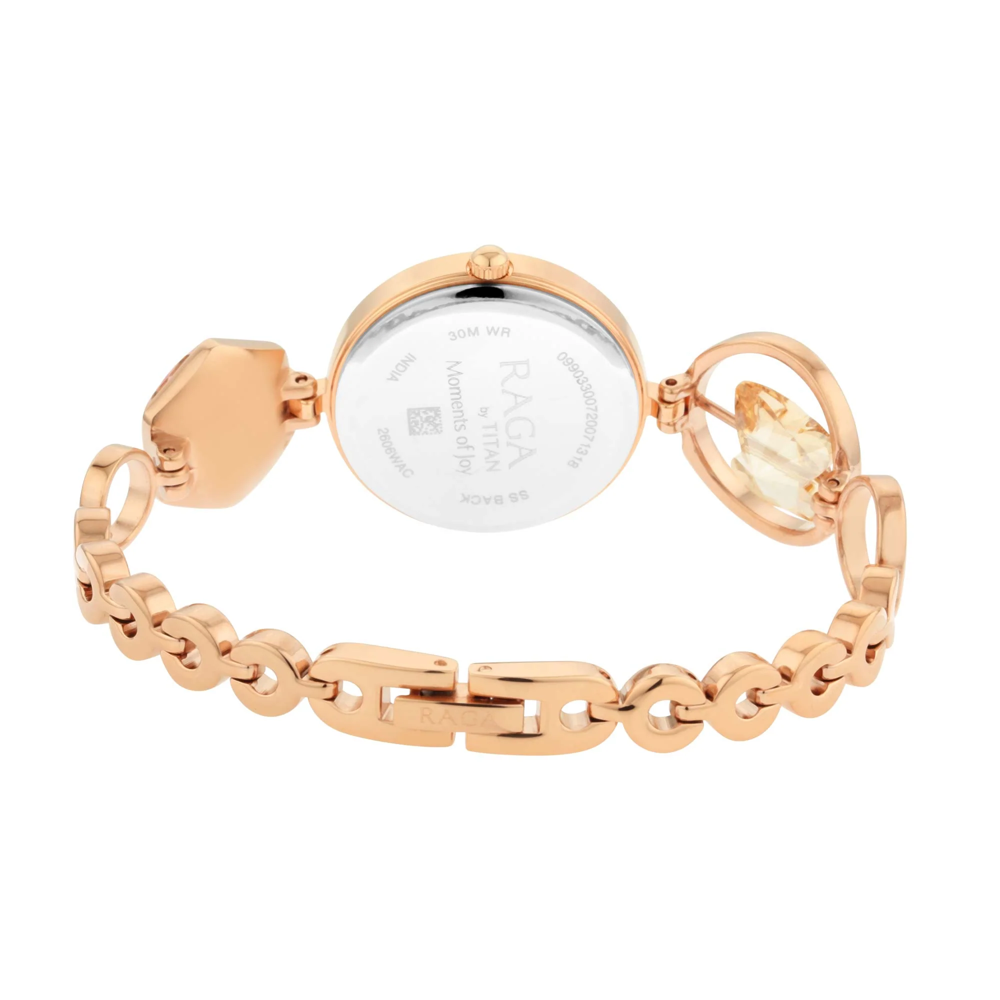 Titan Raga Moments Of Joy Mother of Pearl Dial Women Watch With Metal Strap - Image 4