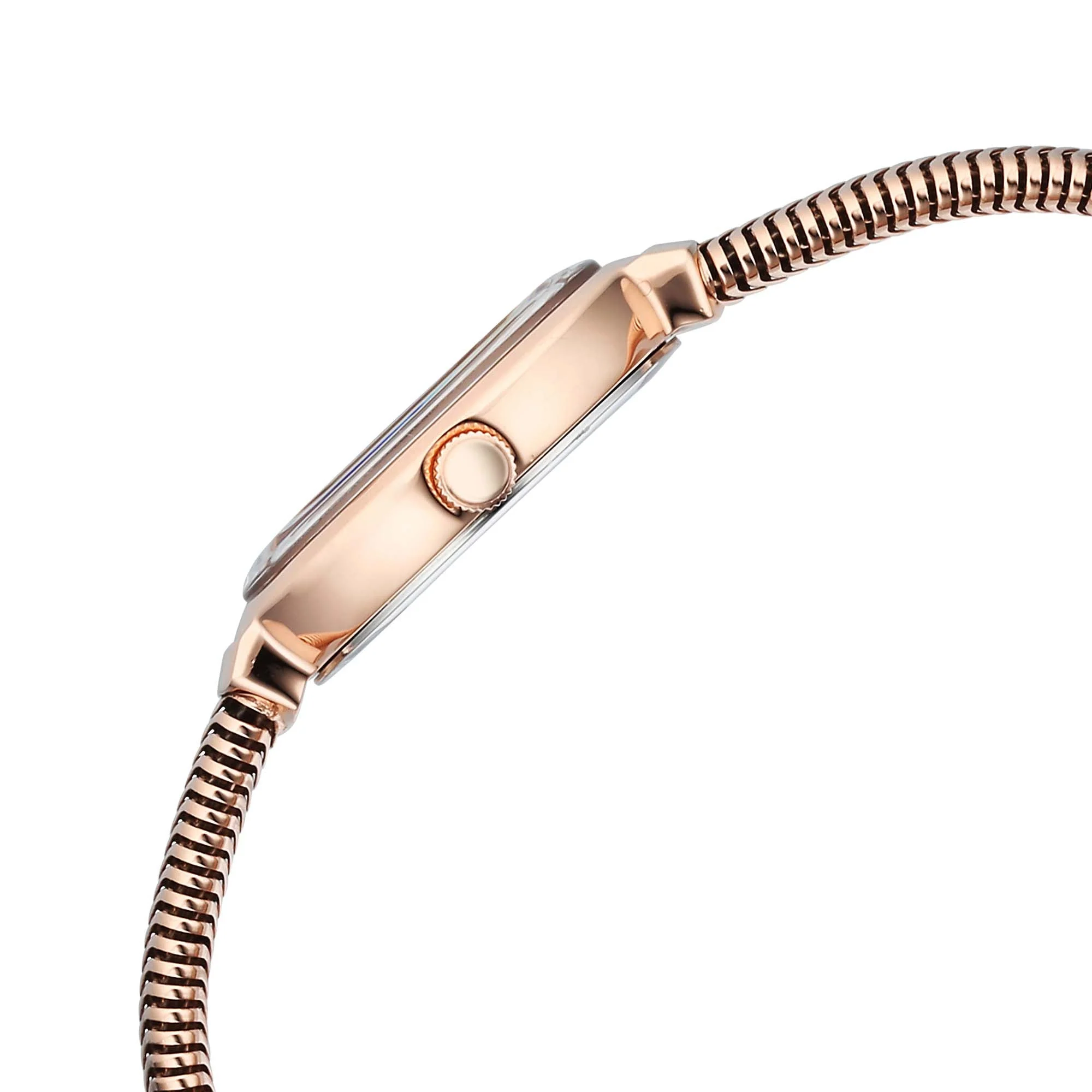 Titan Raga Mother of Pearl Dial Rose Gold Metal Strap Analog Watch for Women - Image 2