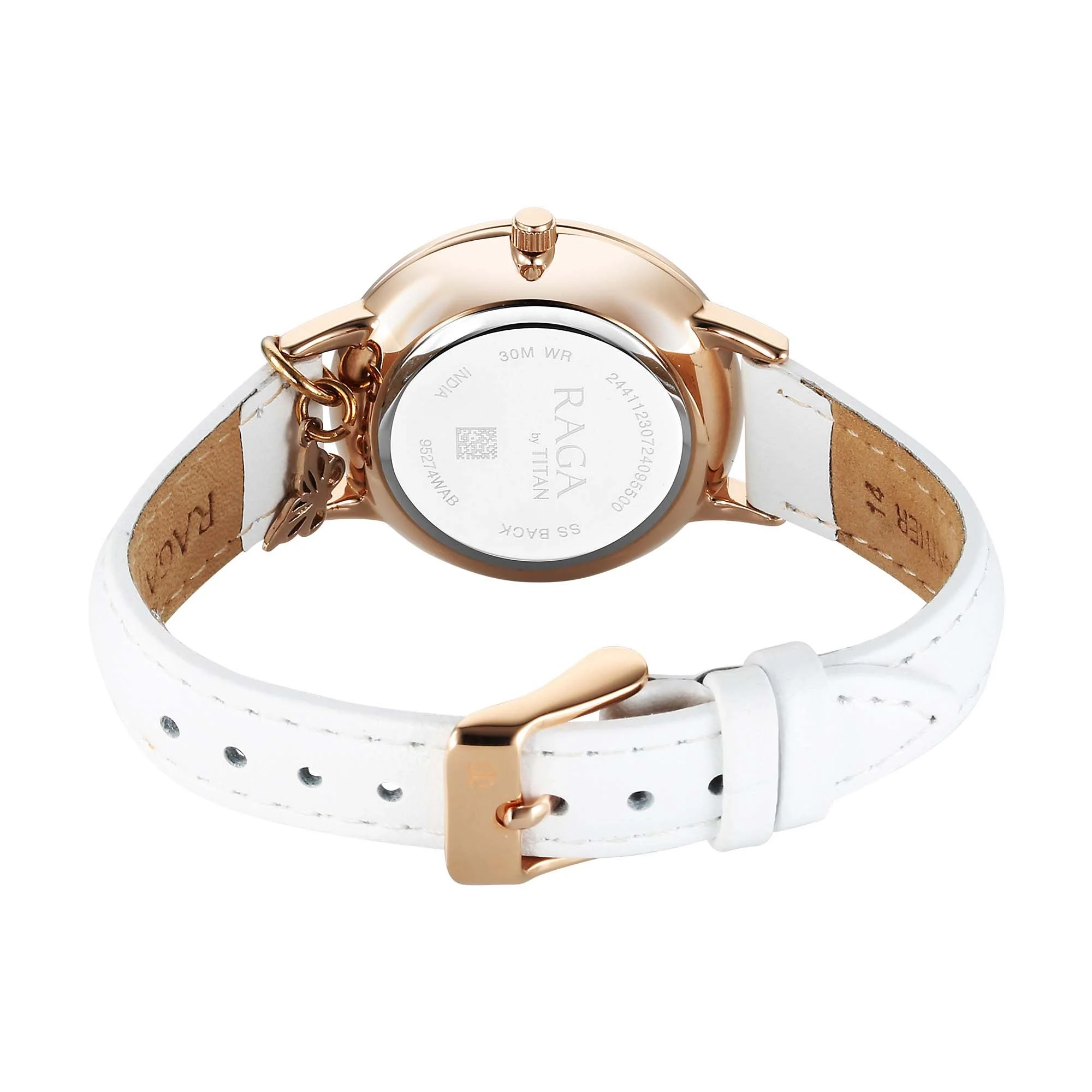 Titan Raga Showstopper Quartz Analog Mother Of Pearl Dial Metal Strap Watch For Women - Image 5