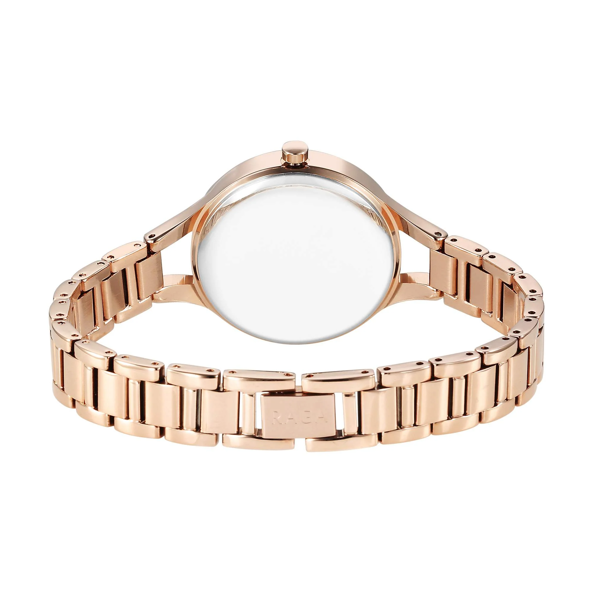 Titan Raga Showstopper Quartz Analog Mother Of Pearl Dial Metal Strap Watch For Women - Image 3
