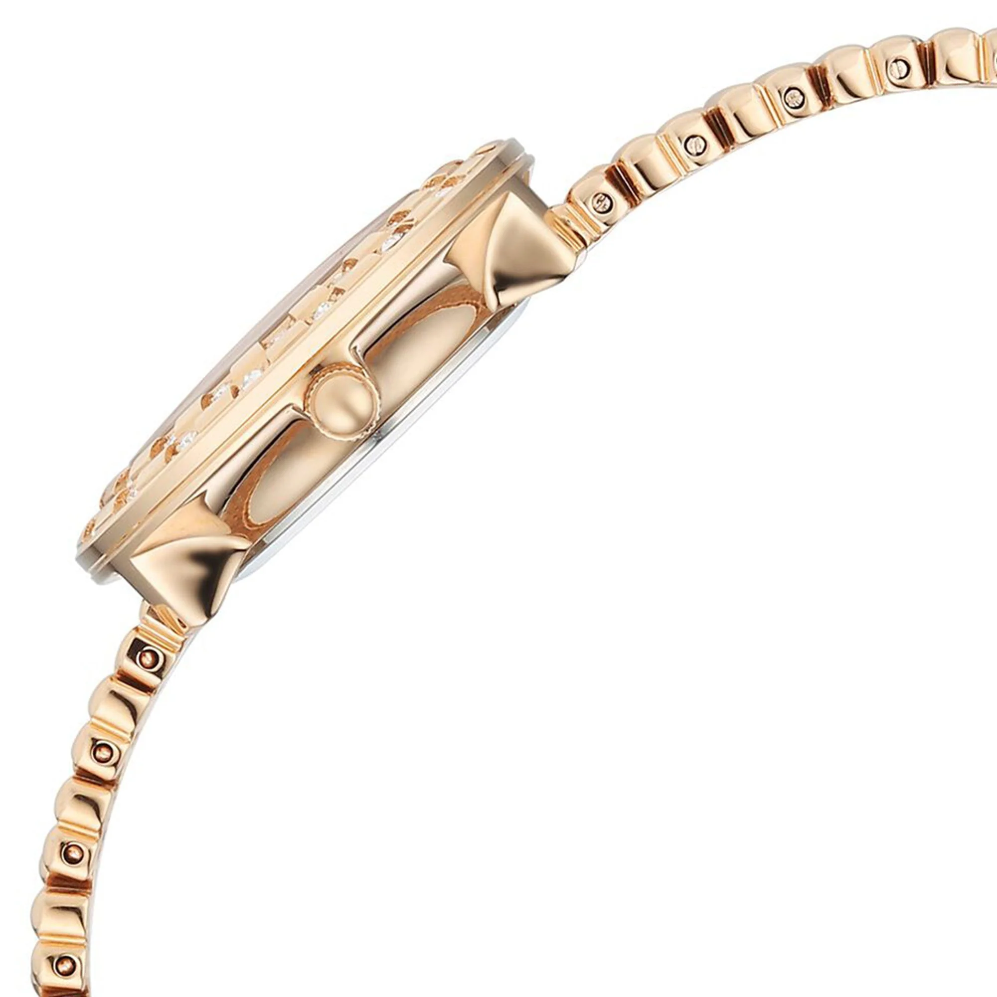Titan Raga Showstopper Quartz Analog Rose Gold Dial Metal Strap Watch For Women - Image 4