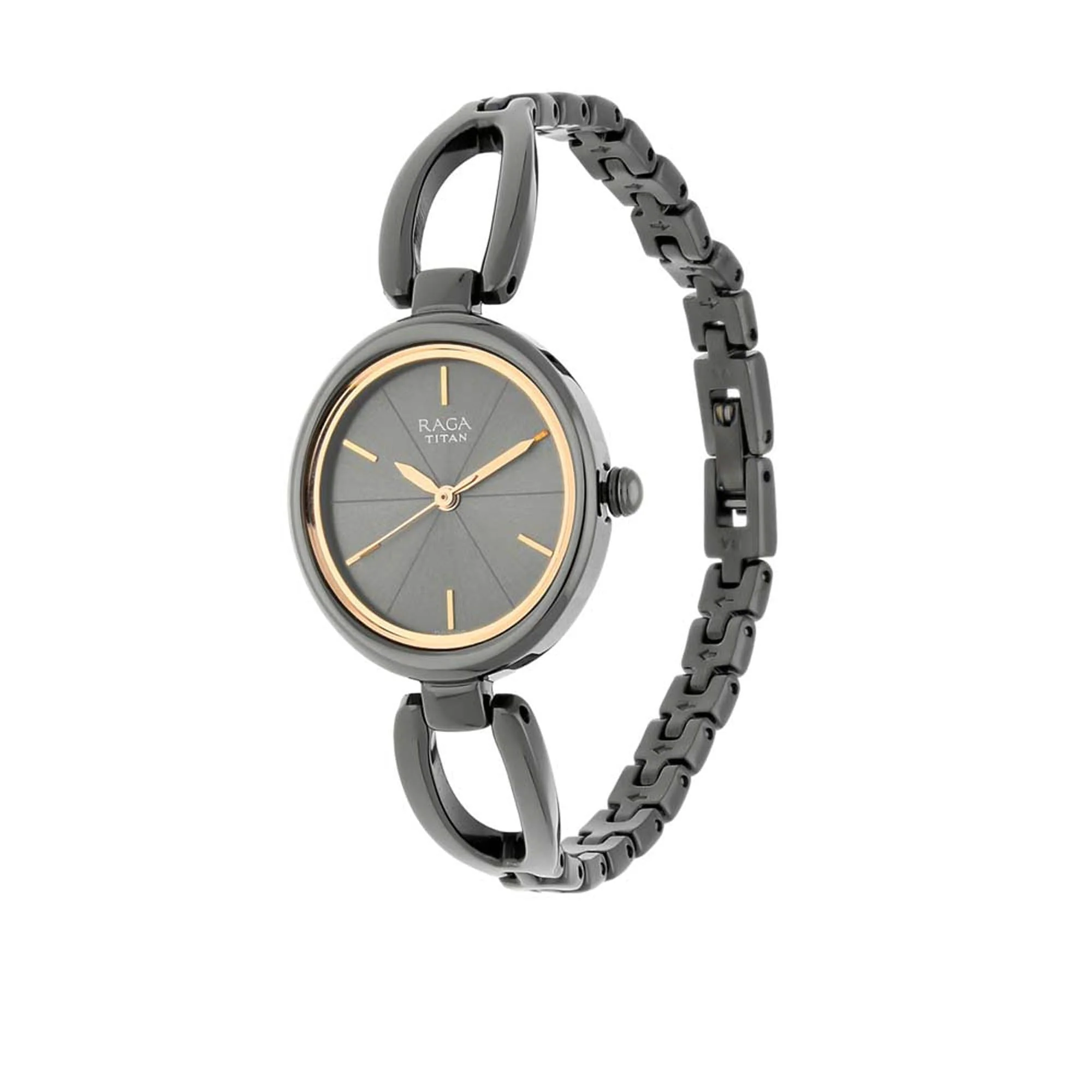 Titan Raga Viva Anthracite Dial Women Watch With Metal Strap - Image 2
