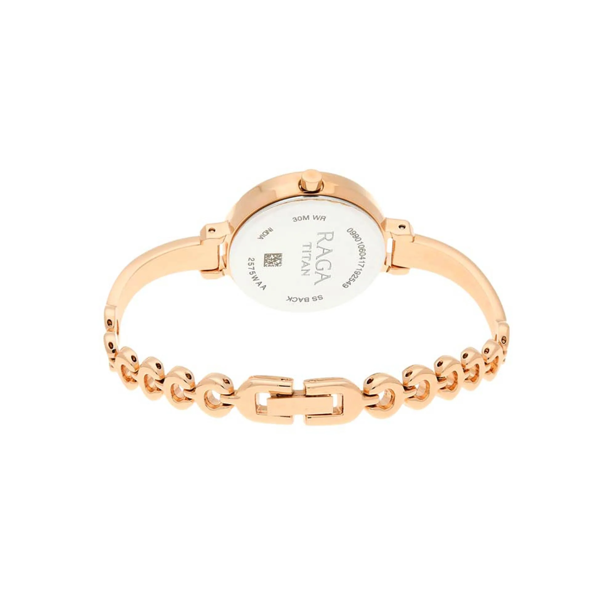 Titan Raga Viva Quartz Analog Rose Gold Round Dial Rose Gold Metal Strap Watch For Women - Image 4