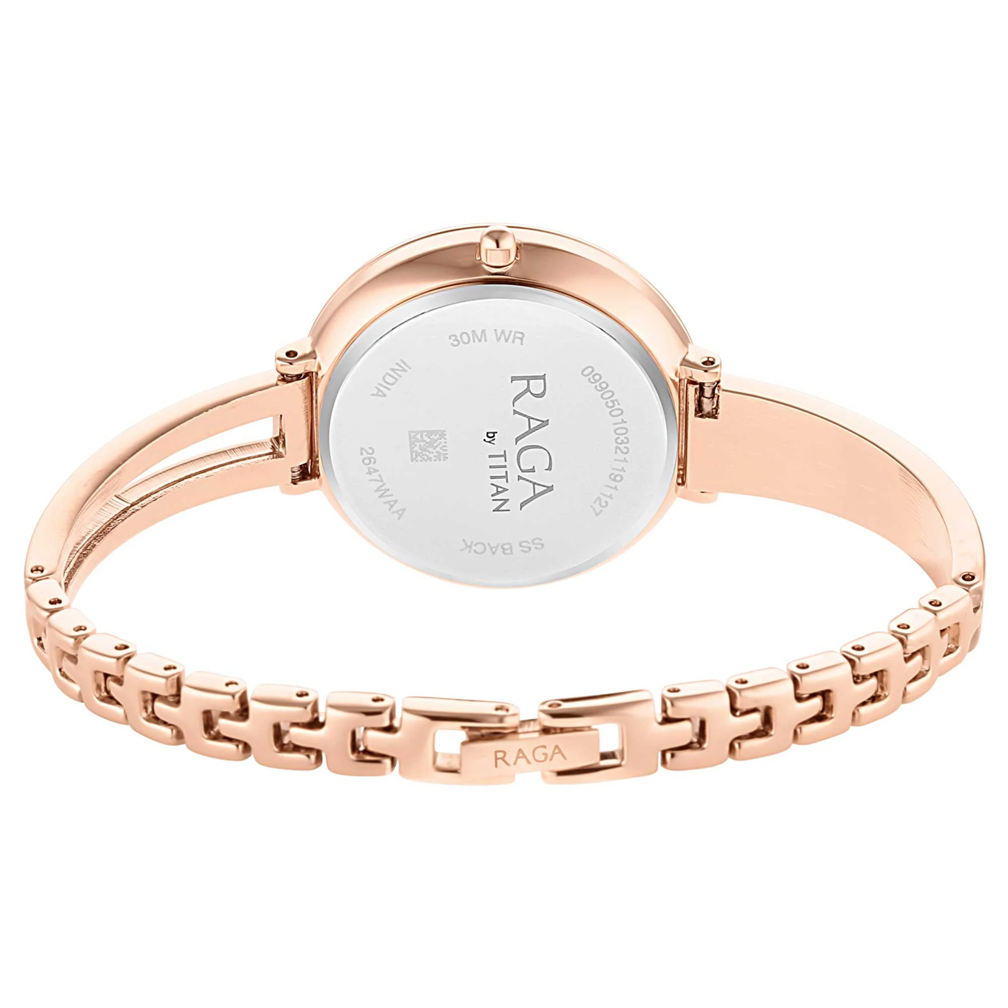 Titan Raga Viva Rose Gold Dial Women Watch With Metal Strap - Image 4