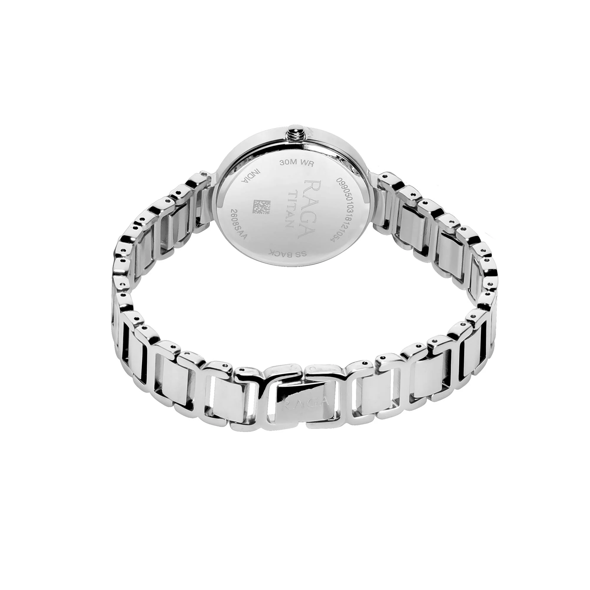 Titan Raga Viva White Dial Analog Metal Strap watch for Women - Image 5