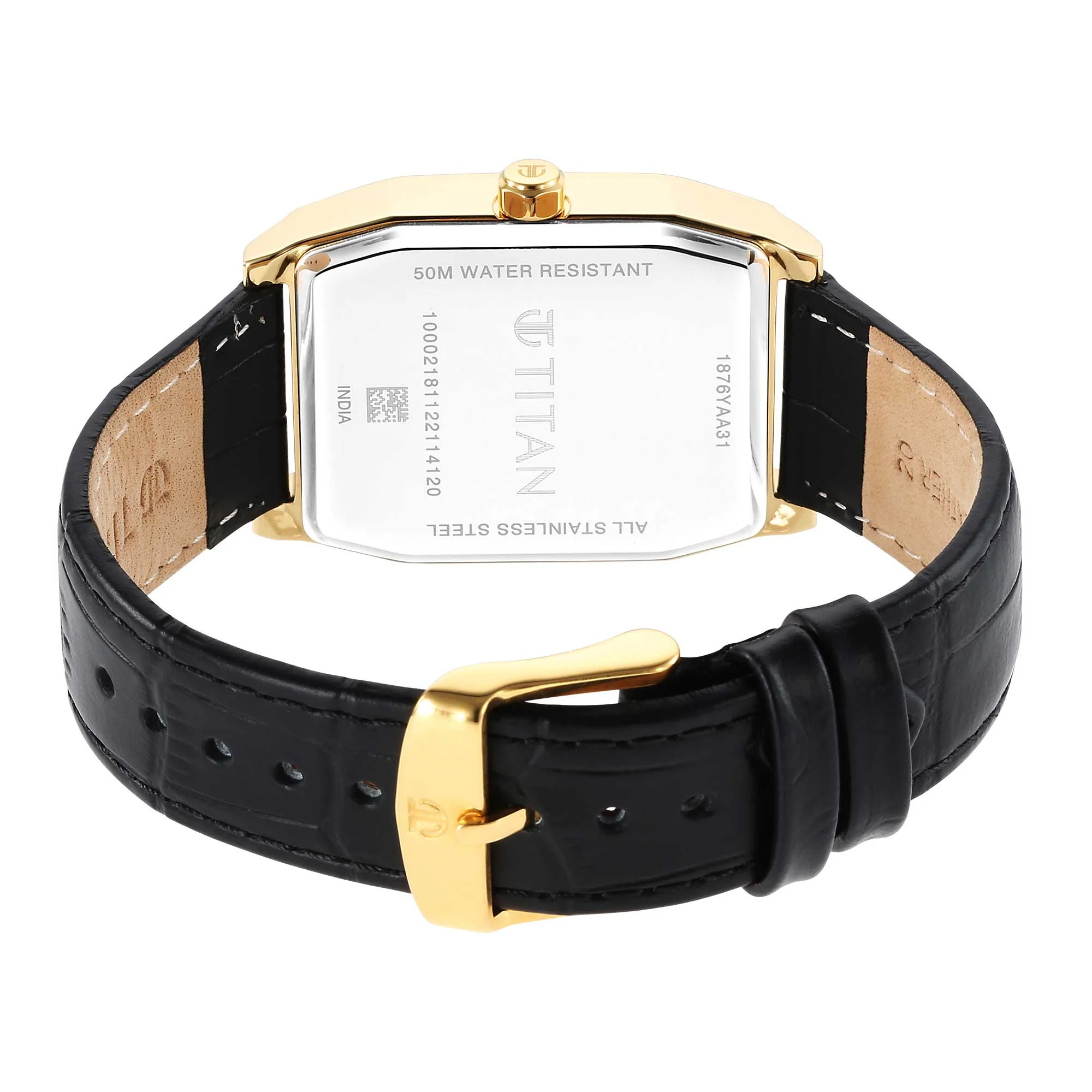 Titan Regalia Opulent Black Dial Watch for Men - Image 5