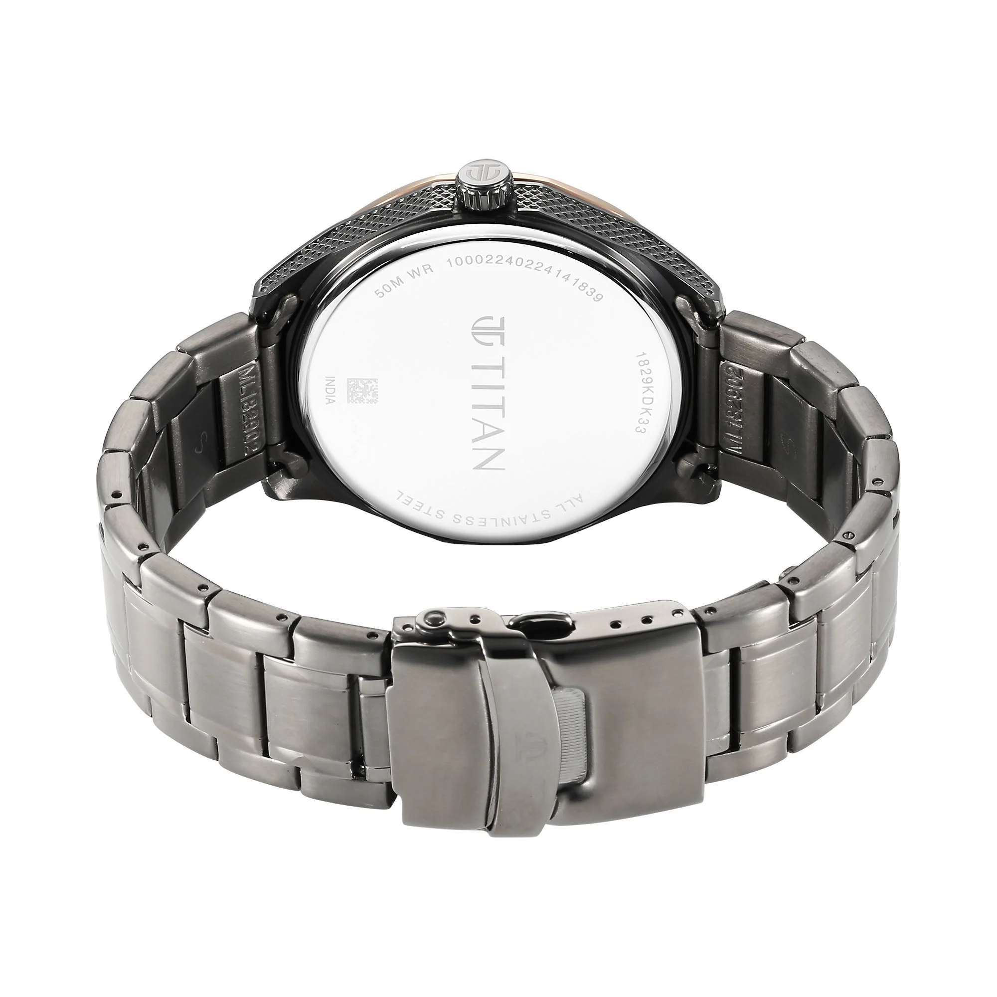 Titan Regalia Opulent Quartz Analog Silver Dial Silver Stainless Steel Strap Watch for Men - Image 5