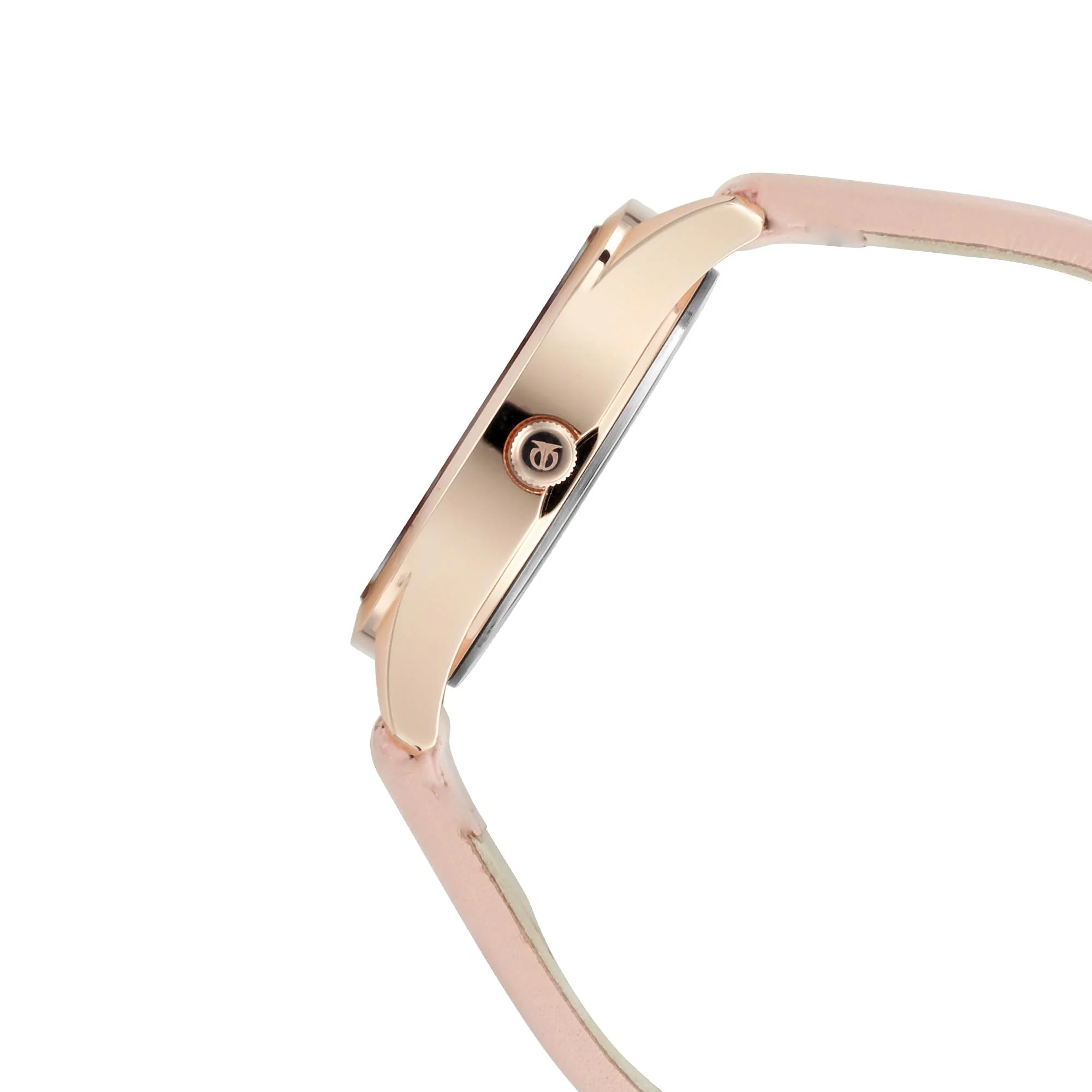 Titan Sparkle Pink Dial Analog Leather Strap watch for Women - Image 3