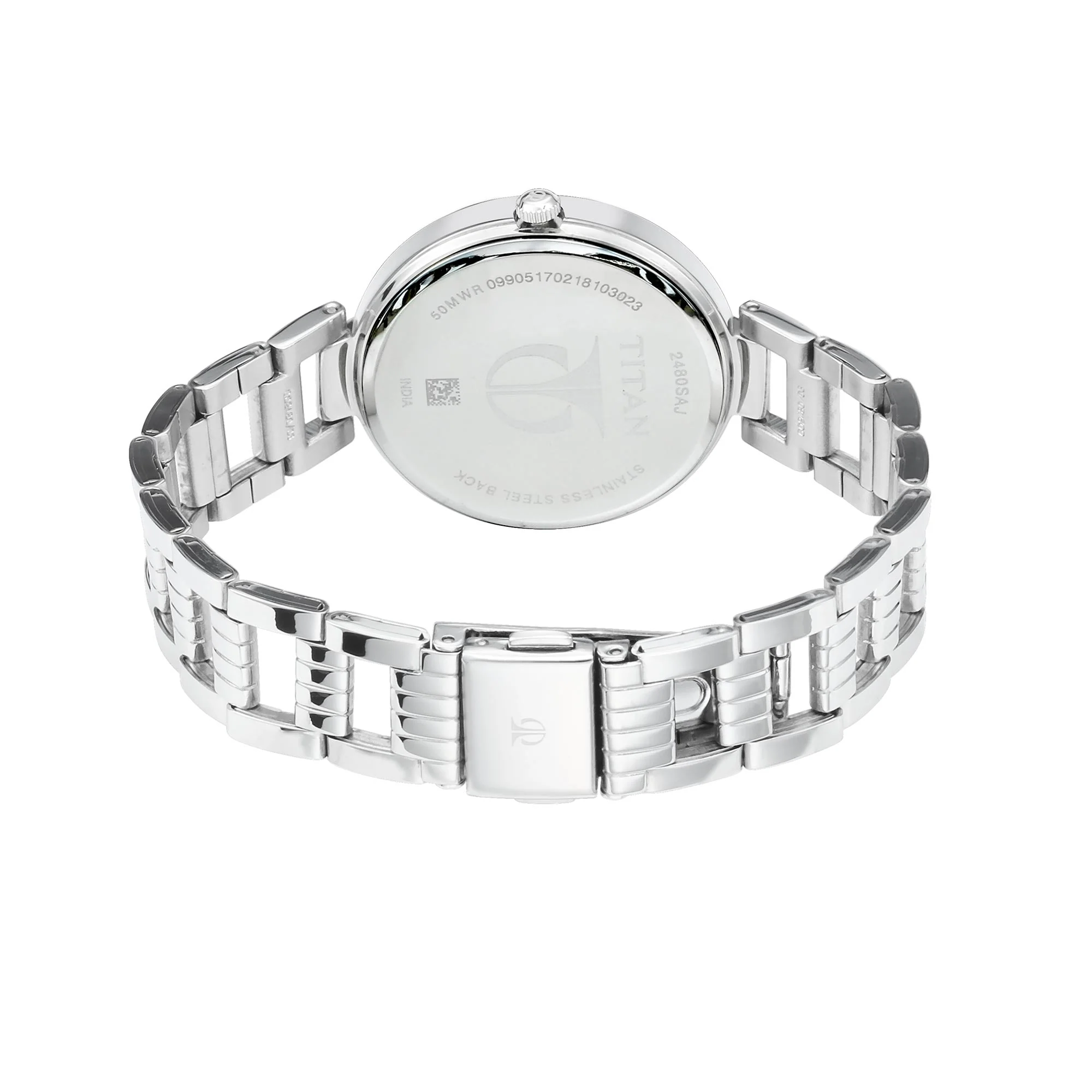 Titan Sparkle White Dial Analog Stainless Steel Strap watch for Women - Image 4