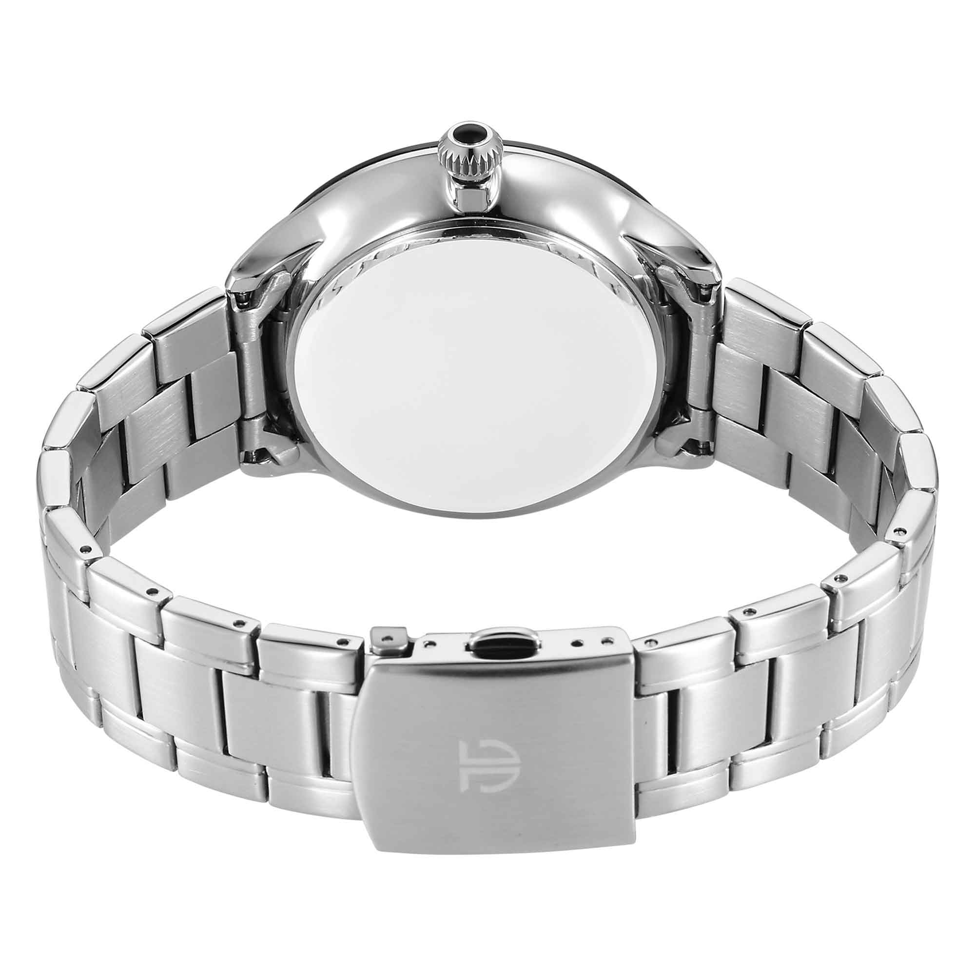 Titan Stellar Luna Sun Moon Disc Grey Dial Watch 10028KM02 - Image 7