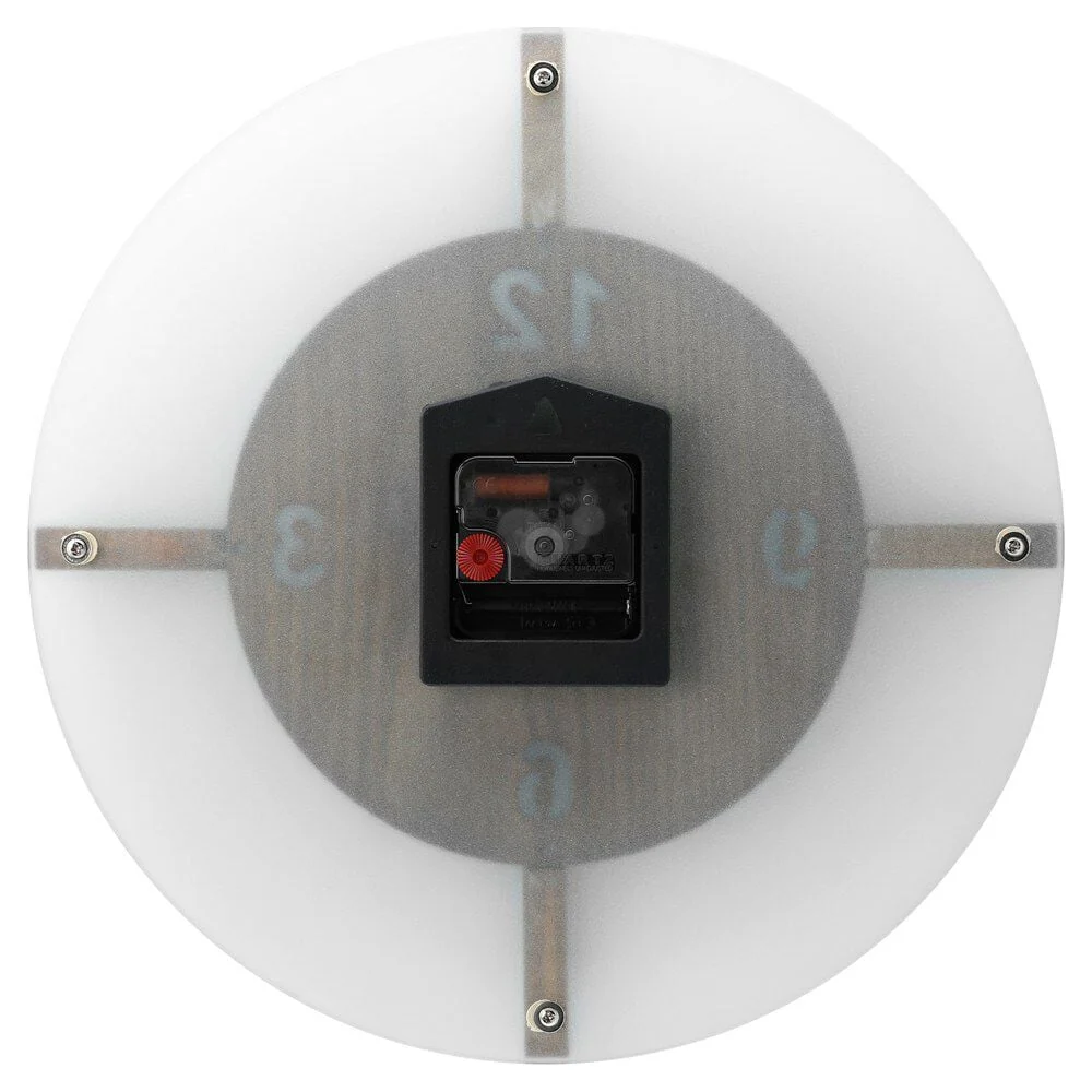Titan Wood & Glass Fusion Wall Clock - 32 cm x 32 cm (Medium) - Image 4