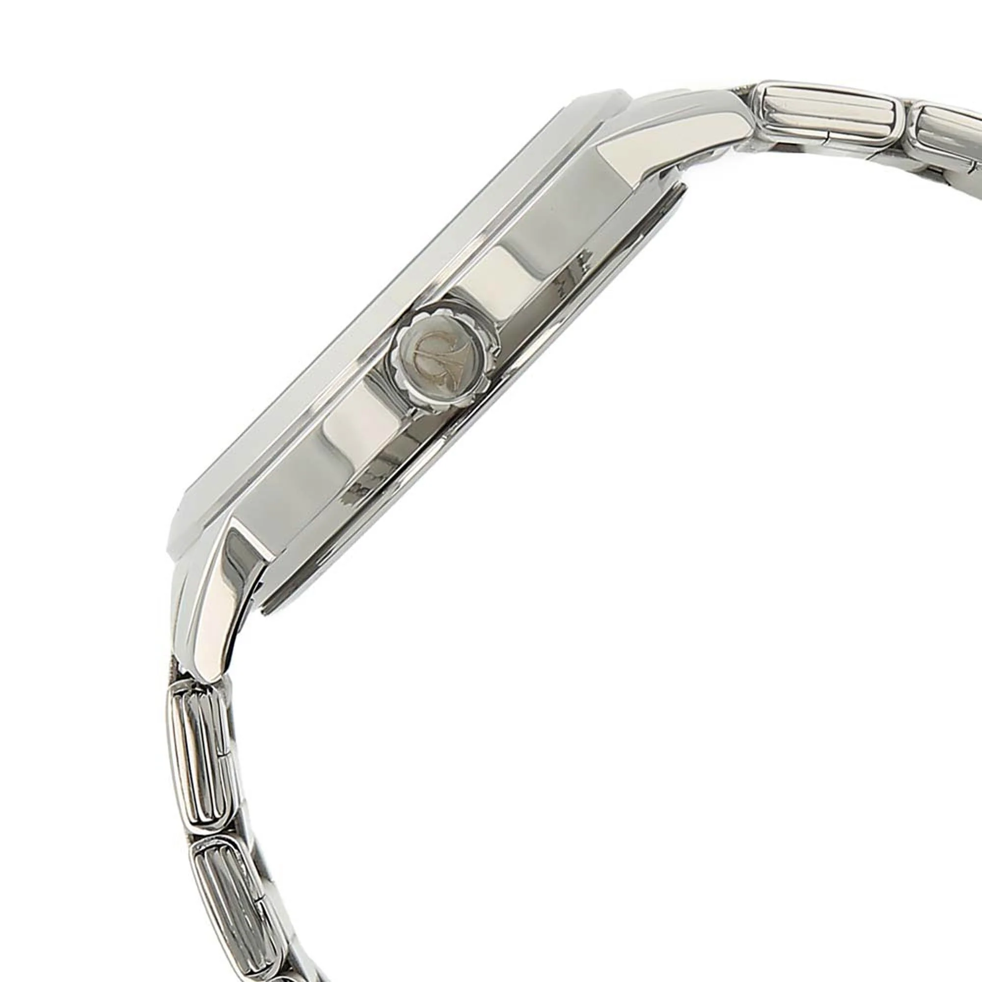 Titan Men's Urban Refinement: Sleek Blue Dial with Silver Stainless Steel Strap Watch - Image 4