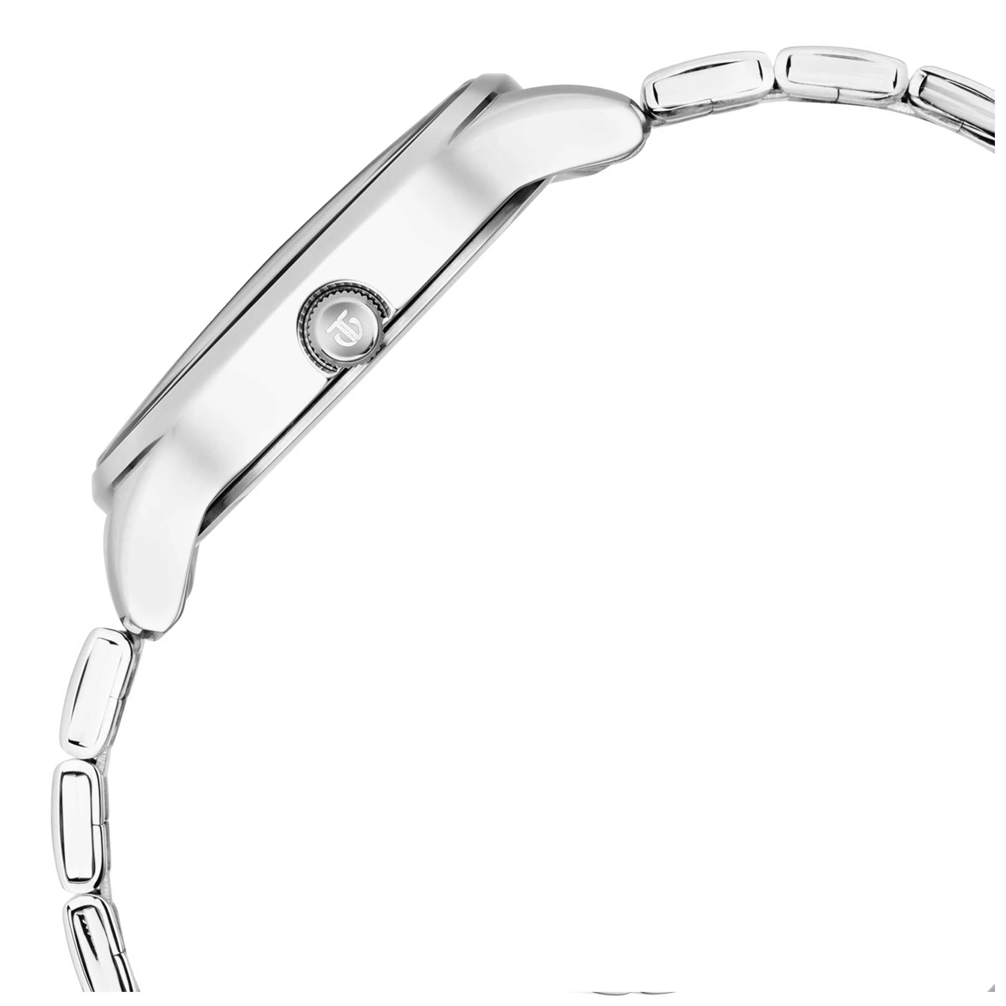 Workwear Black Dial Silver Stainless Steel Strap Watch - Image 3