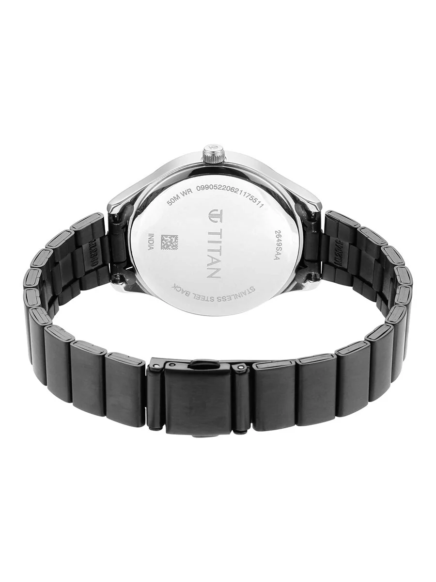 Titan Workwear Silver Dial Women Watch With Stainless Steel Strap - Image 4