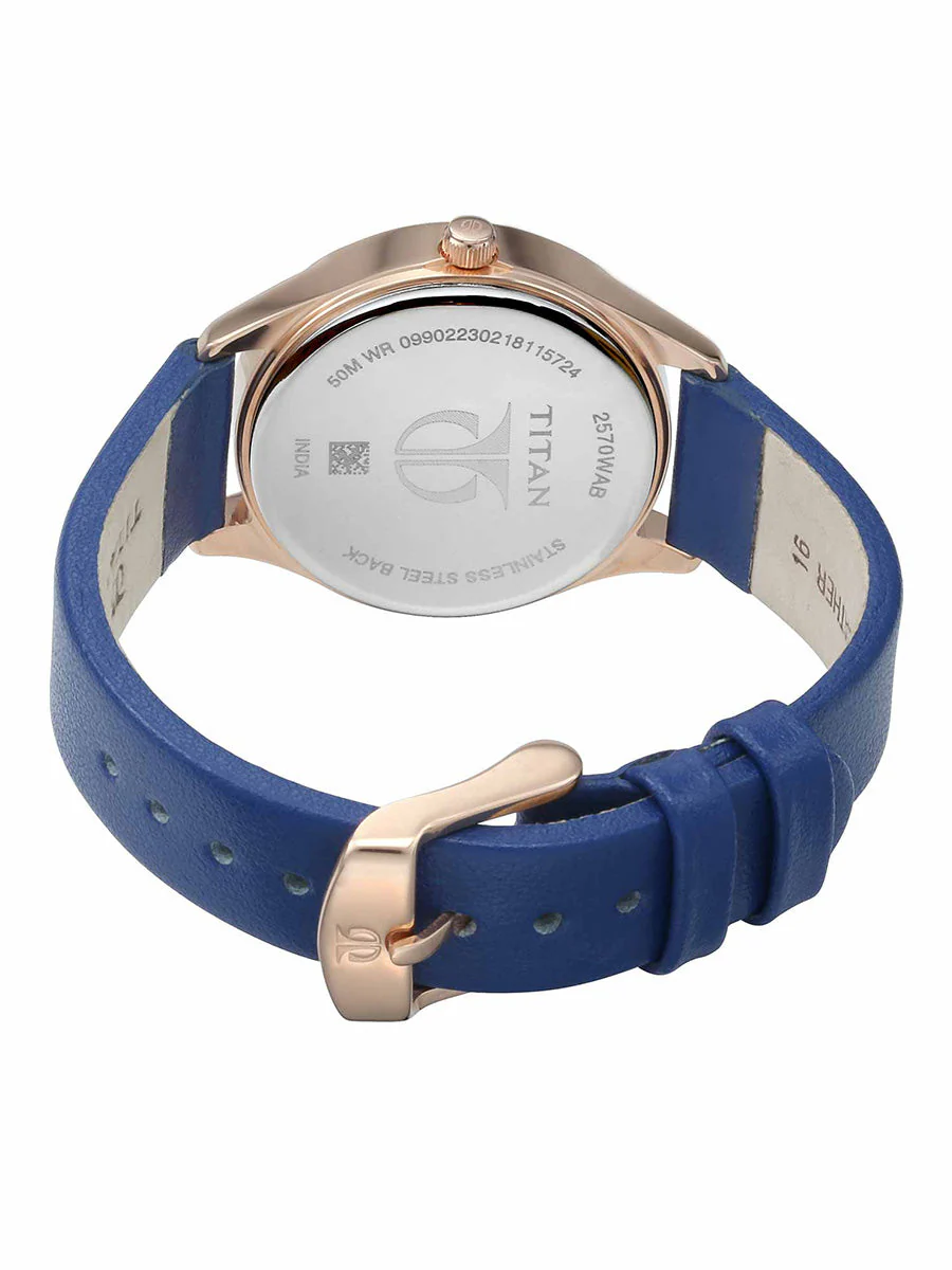Titan Sparkle White Dial Analog Date Function Watch for Women - Image 4
